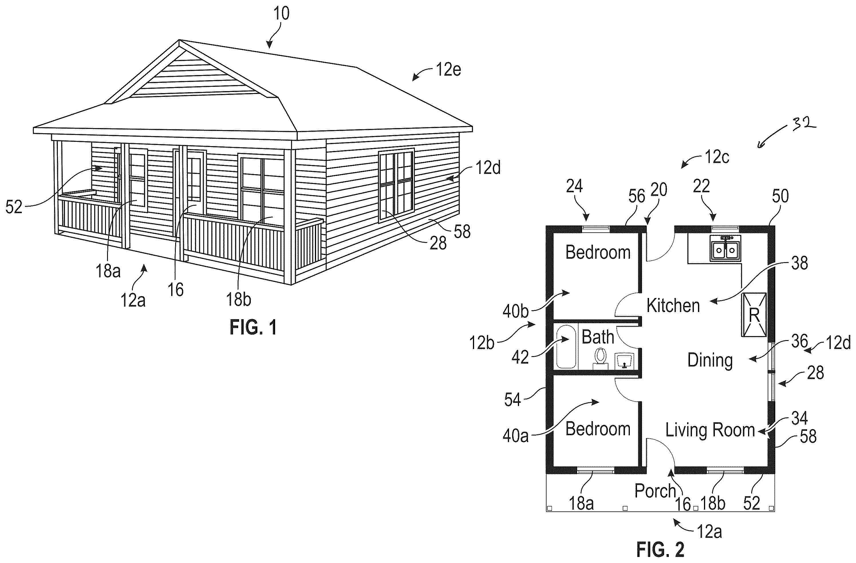 Patent US12157996 Figure 1 – Construction systems for post frame buildings and structures