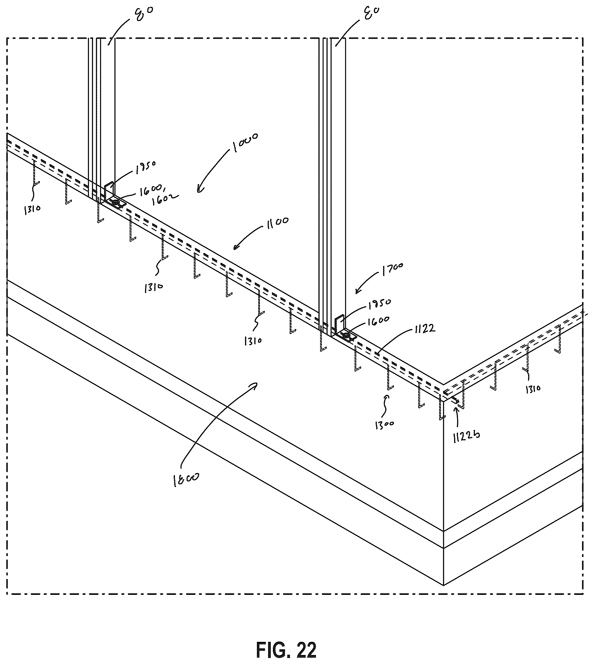 Patent US12157996 Figure 14 – Construction systems for post frame buildings and structures