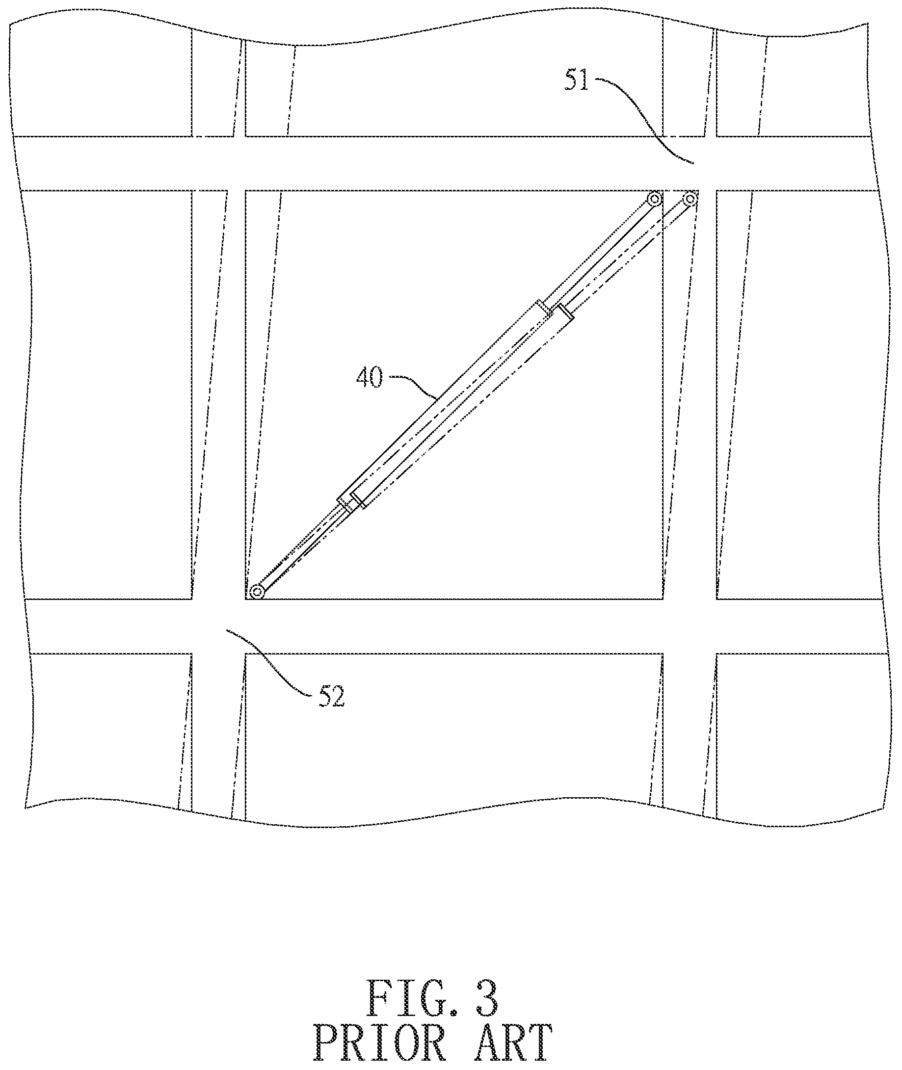 Patent US12157997 Figure 3 – Shock absorbing equipment having shear-wall-like mechanism with enhanced damping force for a building and shock absorbing system with the same