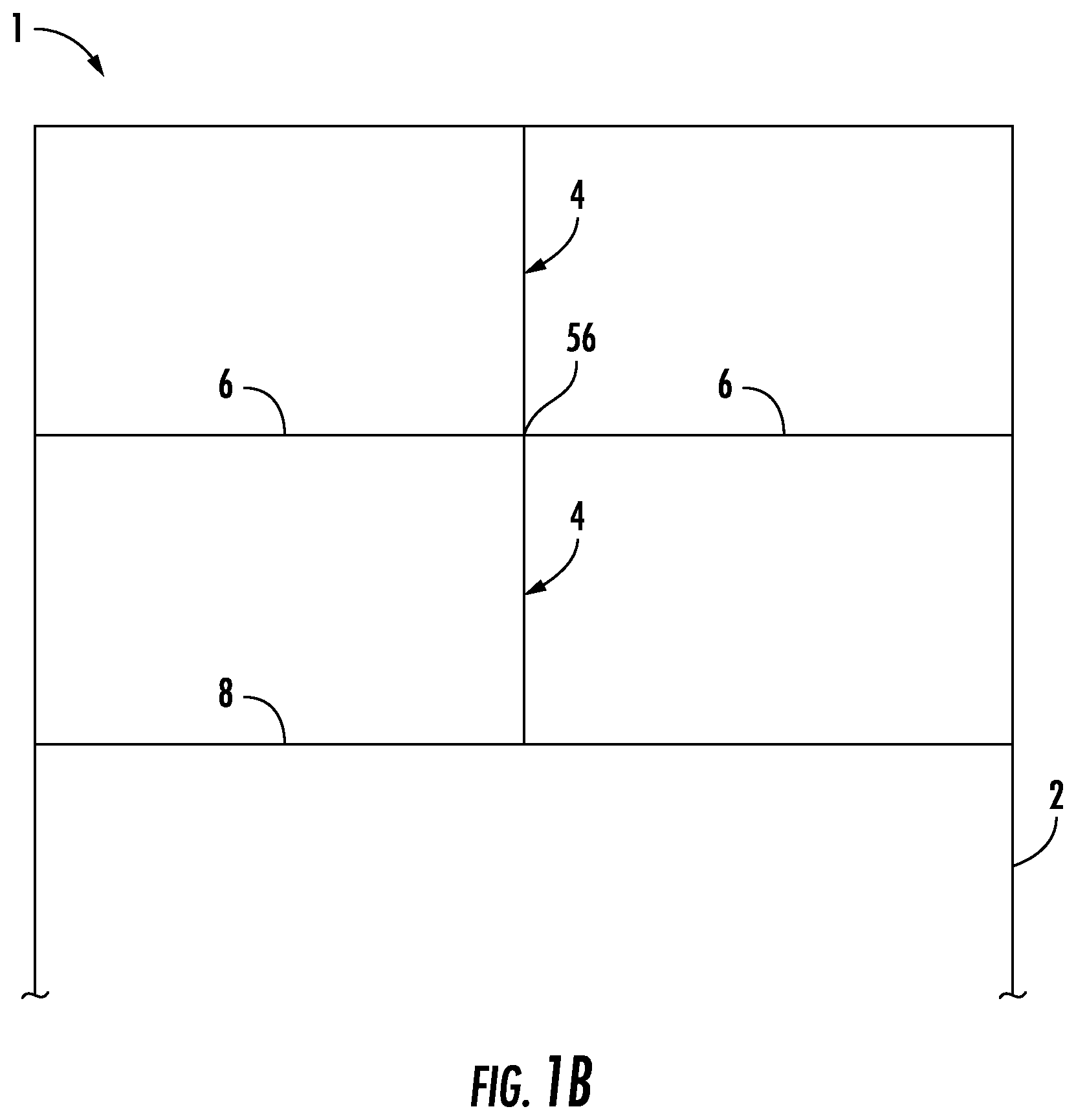 Patent US12157998 Figure 2 – Space divider system for indoor facilities
