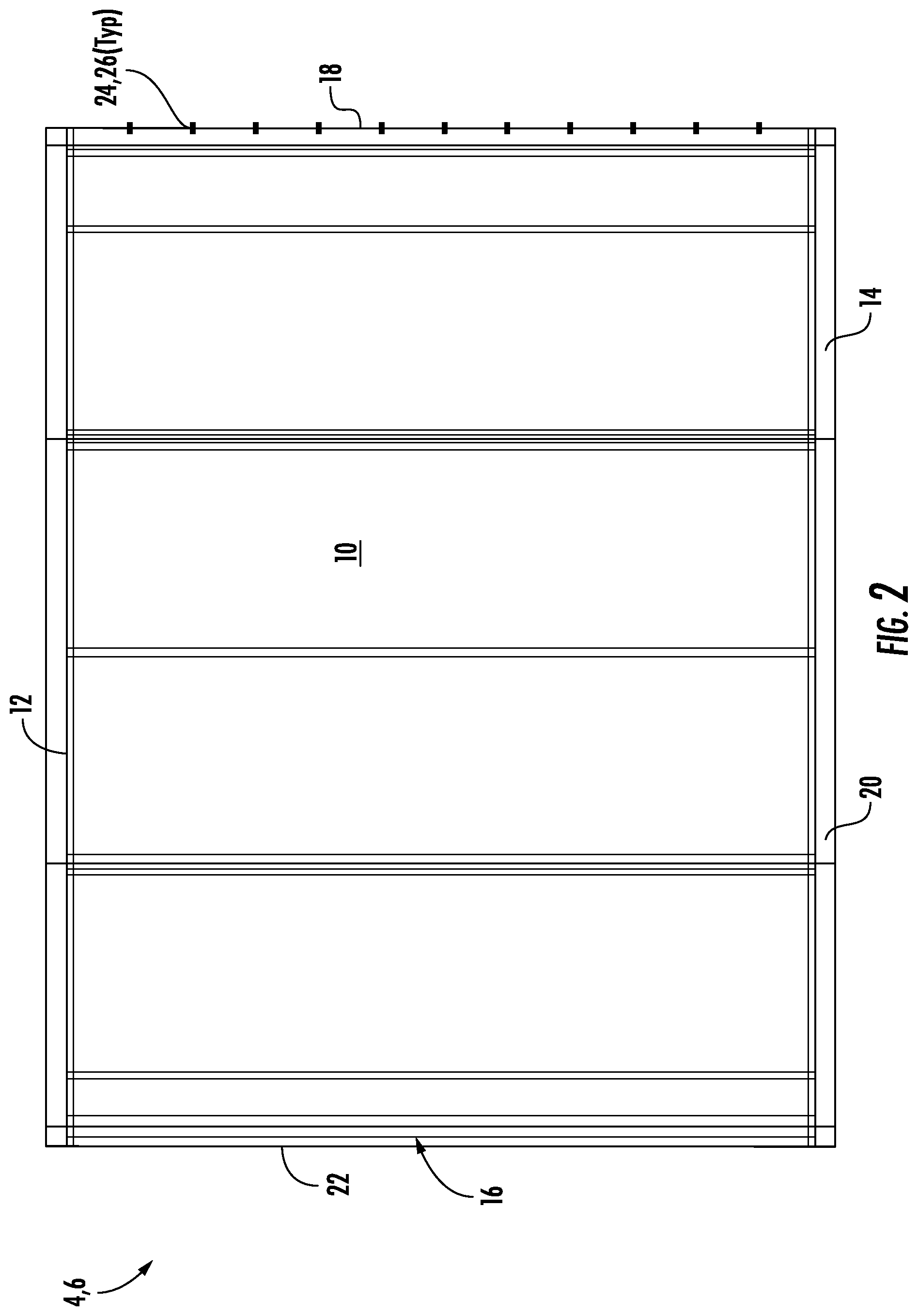 Patent US12157998 Figure 3 – Space divider system for indoor facilities