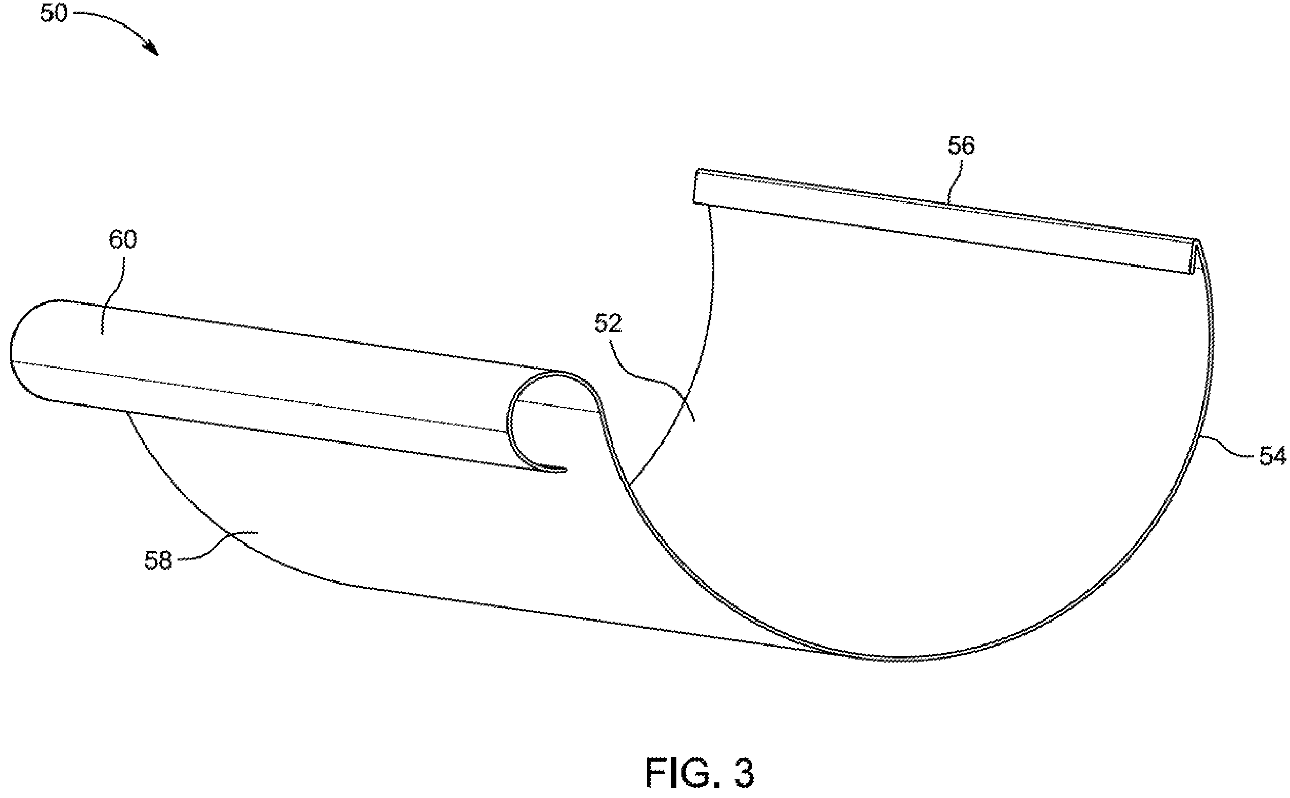 Patent US12158003 Figure 3 – Systems and methods for modular platform for gutter guard systems with interchangeable components