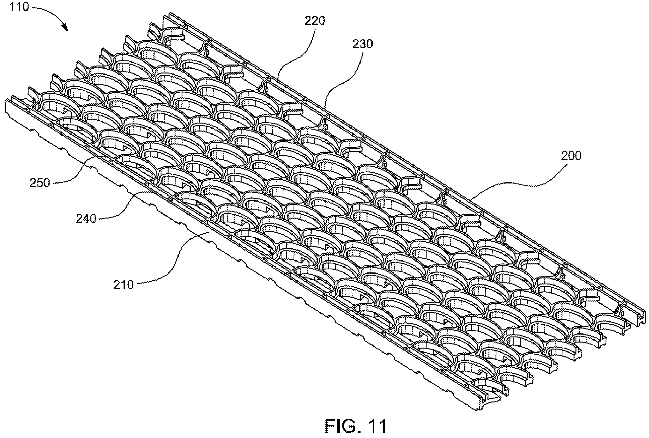 Patent US12158003 Figure 14 – Systems and methods for modular platform for gutter guard systems with interchangeable components