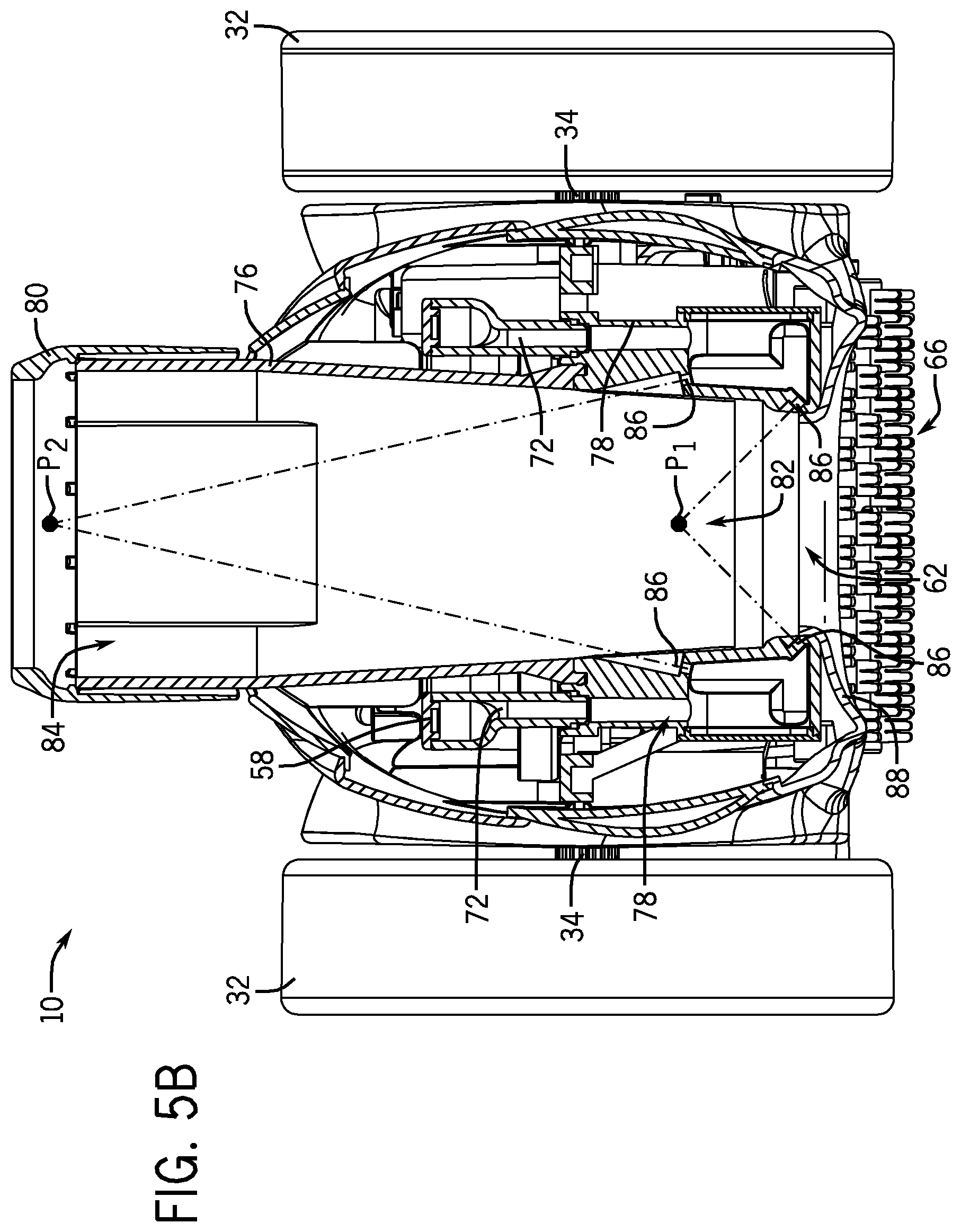 Patent US12158020 Figure 6 – Pool cleaner with hydraulic timer assembly