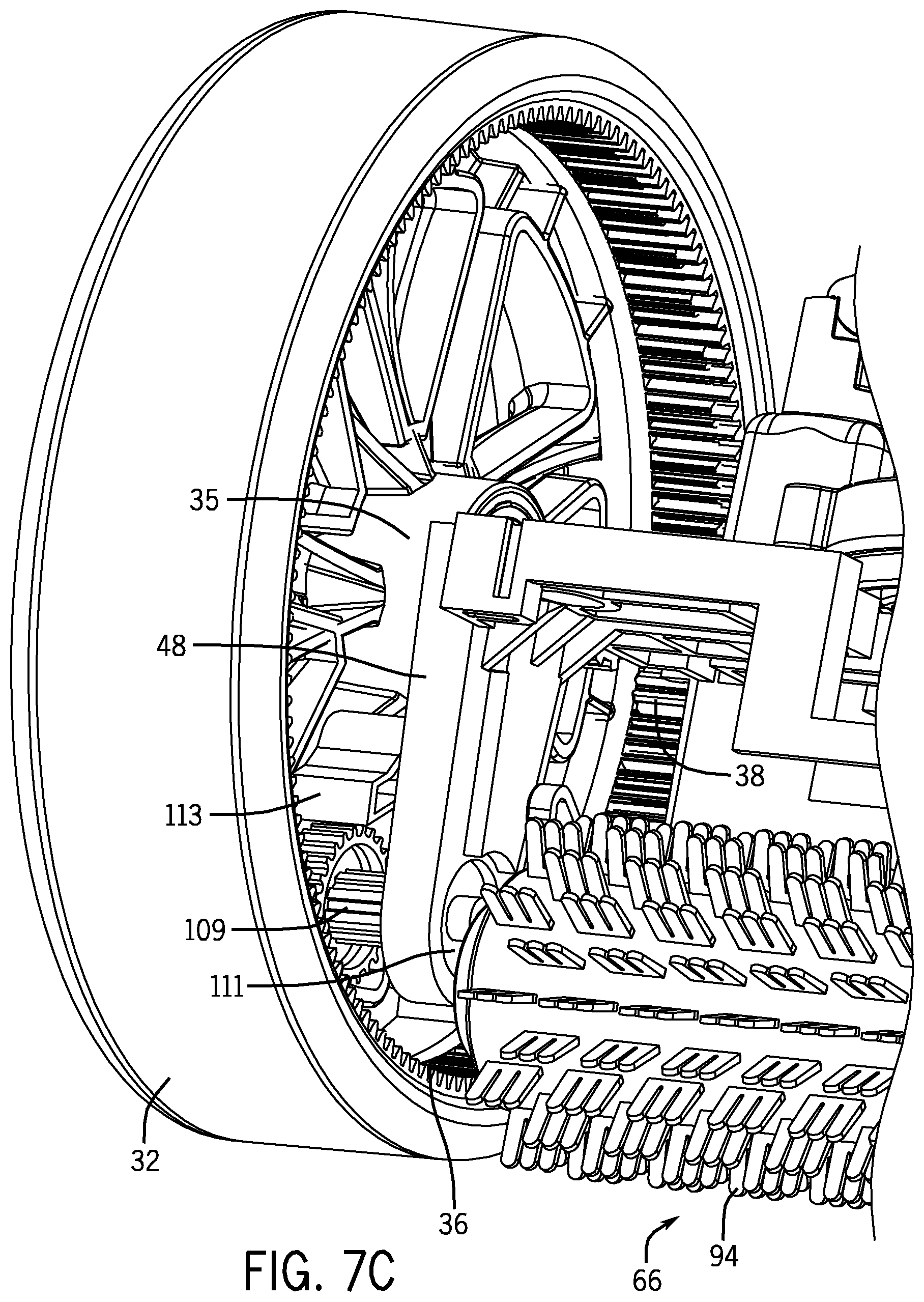 Patent US12158020 Figure 12 – Pool cleaner with hydraulic timer assembly