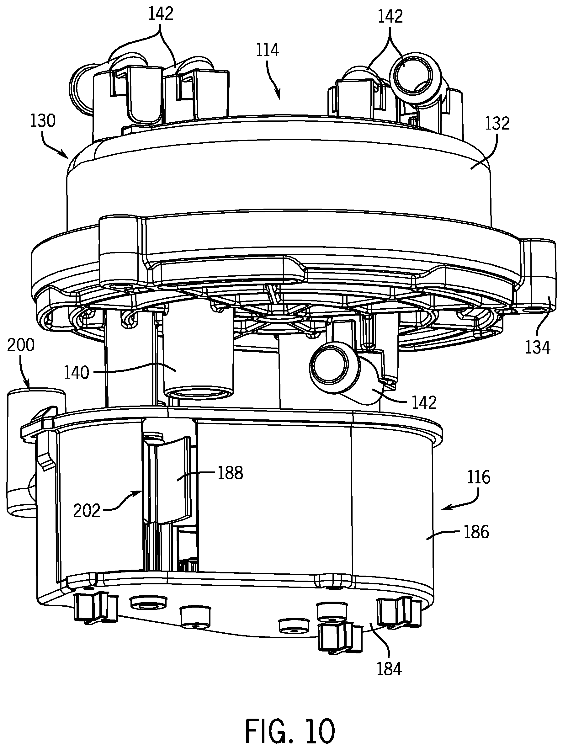 Patent US12158020 Figure 17 – Pool cleaner with hydraulic timer assembly