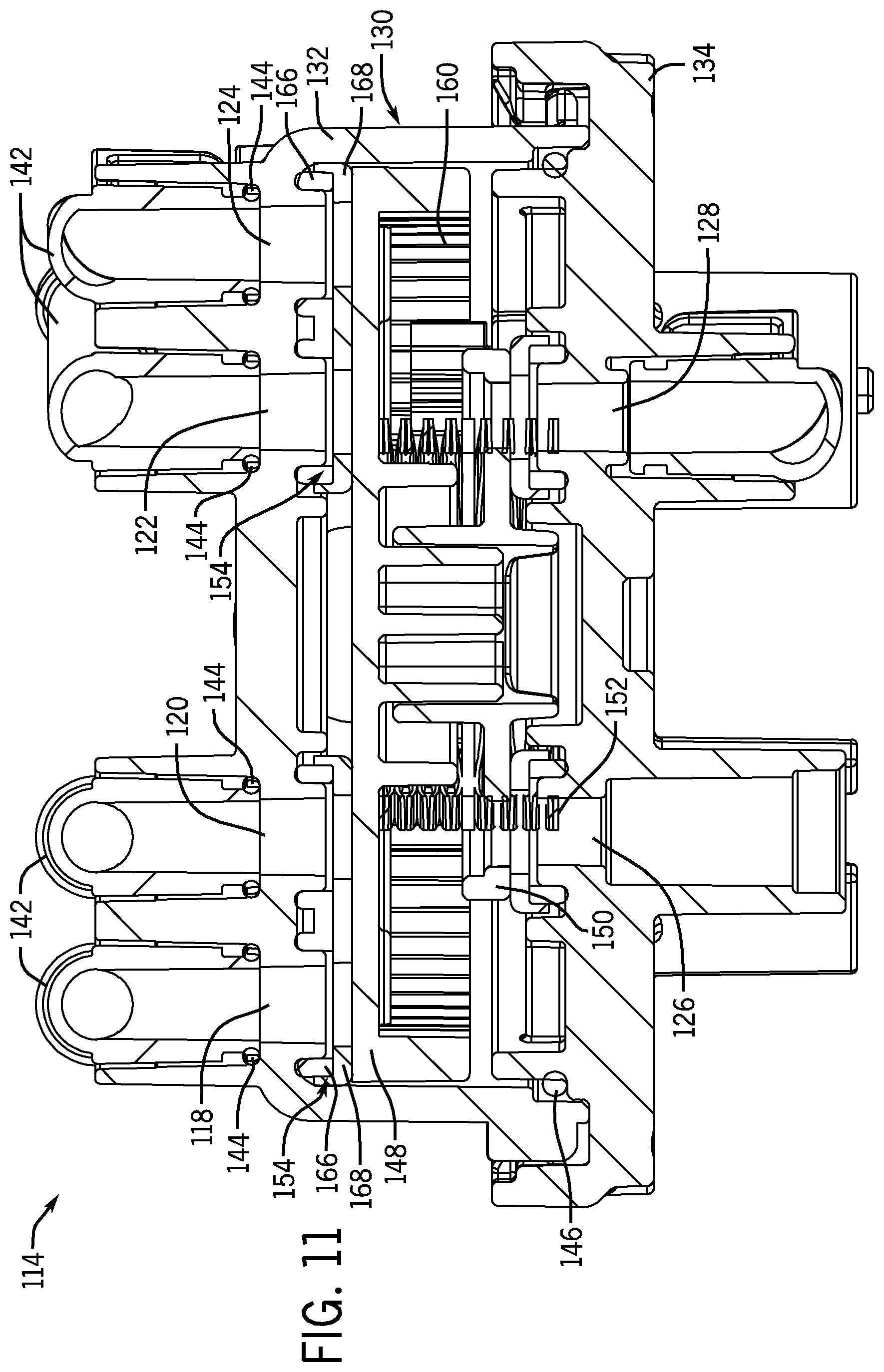 Patent US12158020 Figure 18 – Pool cleaner with hydraulic timer assembly