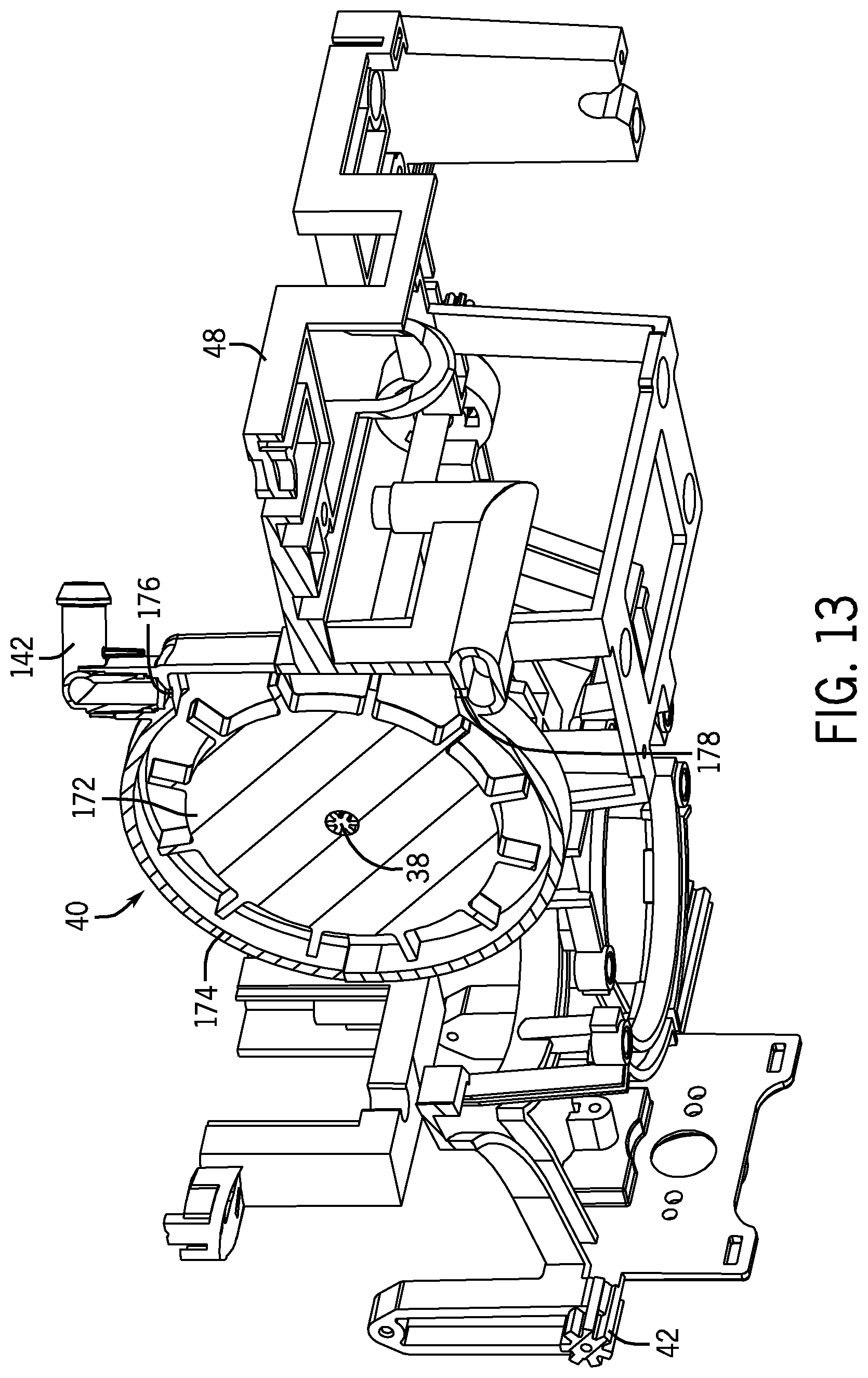 Patent US12158020 Figure 20 – Pool cleaner with hydraulic timer assembly