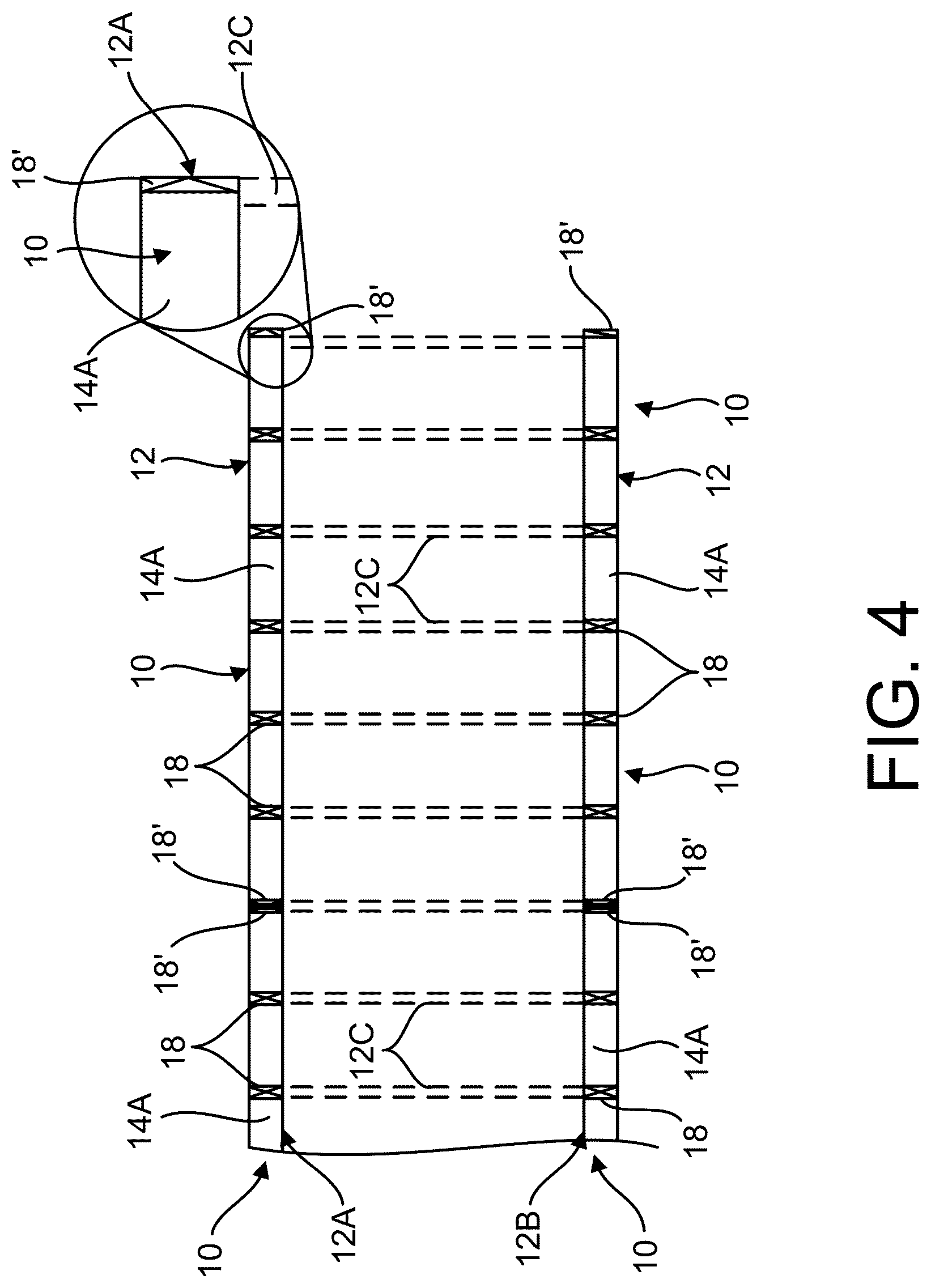 Patent US12158038 Figure 4 – Methods of making interface strips for structural framing