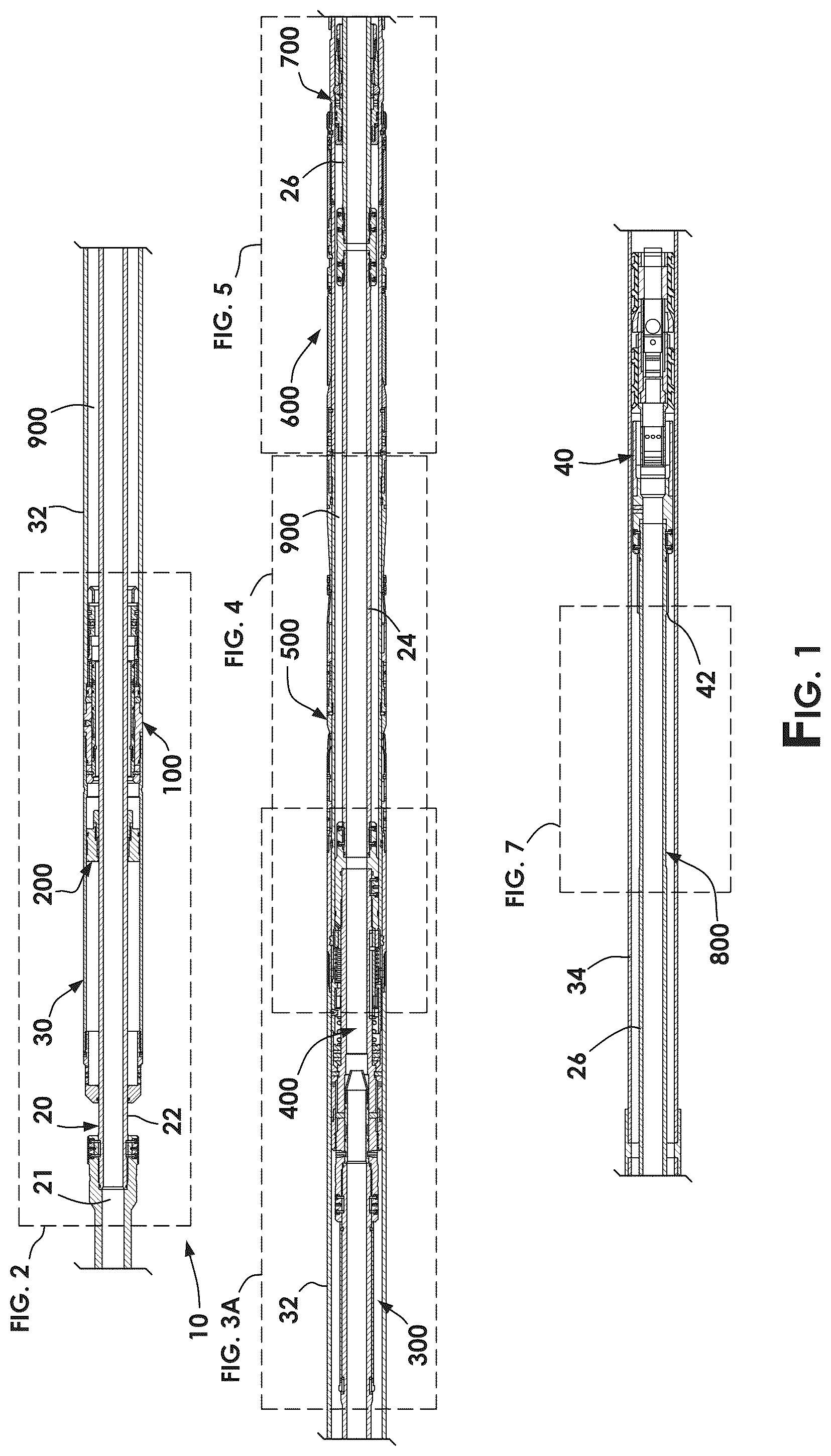 Patent US12158059 Figure 1 – Running tool for a liner string