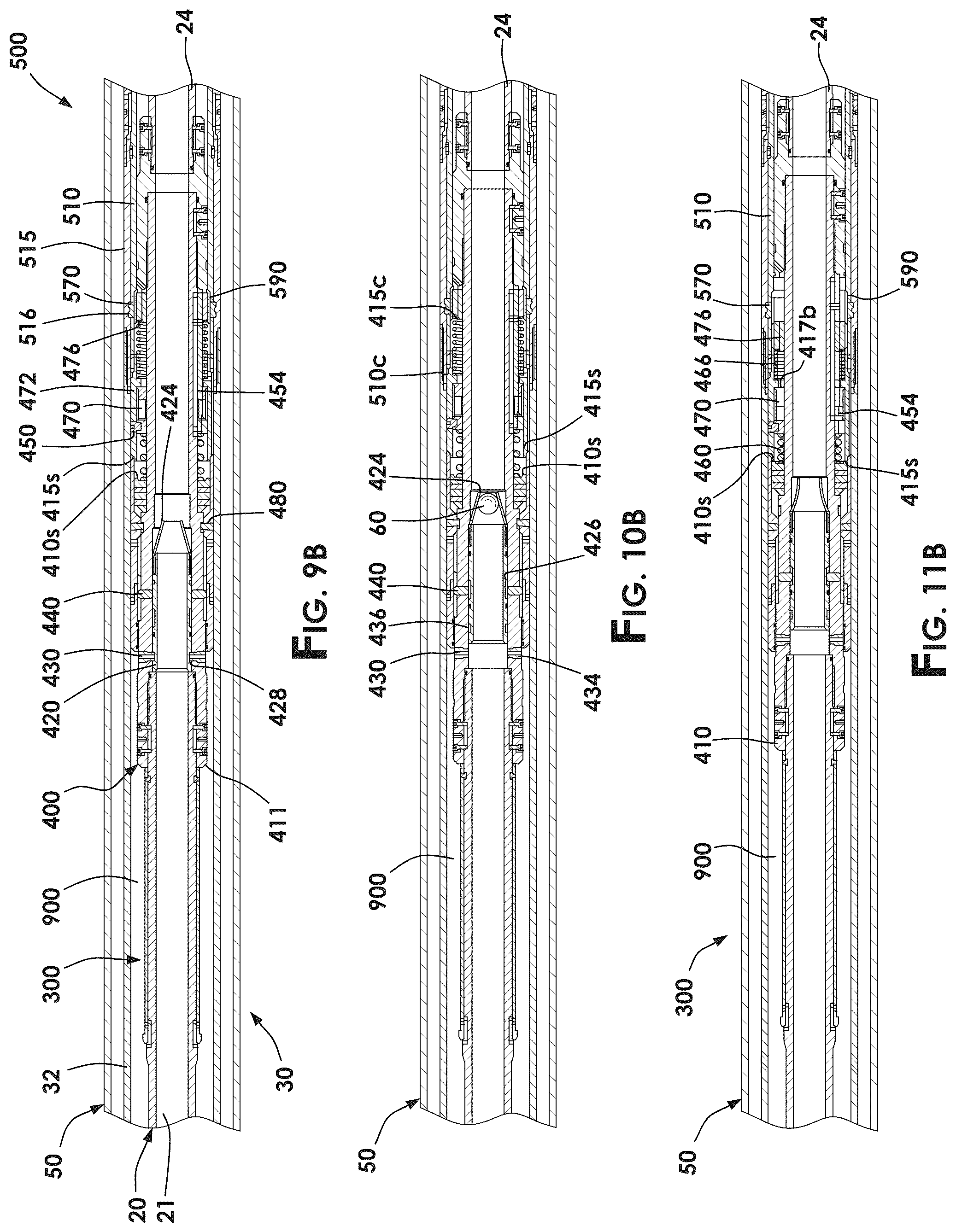 Patent US12158059 Figure 12 – Running tool for a liner string