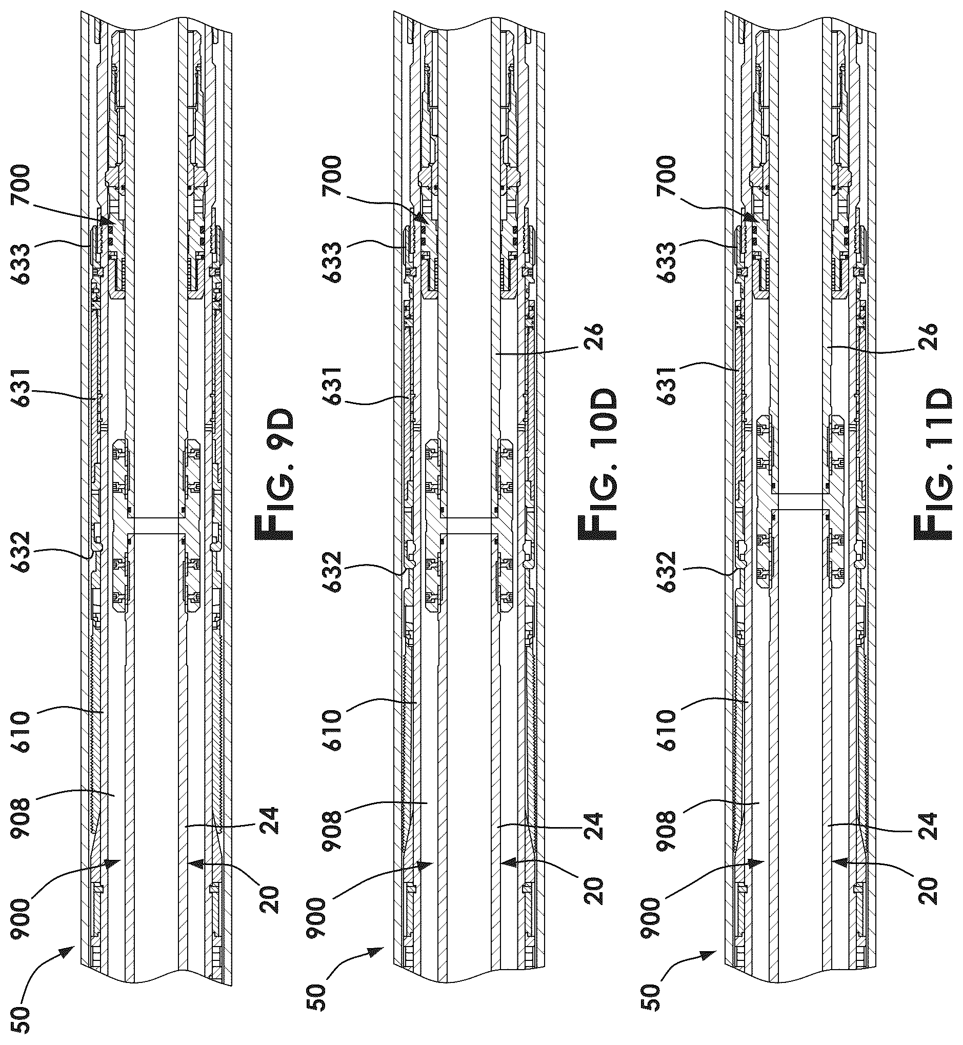 Patent US12158059 Figure 14 – Running tool for a liner string