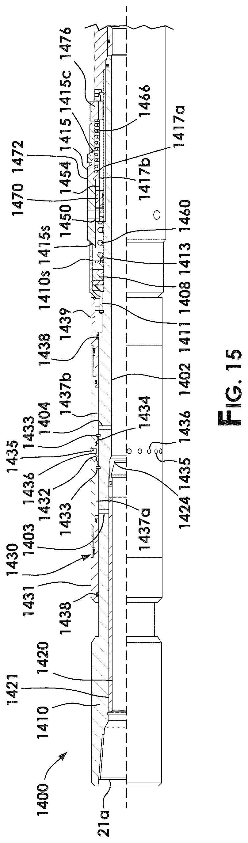 Patent US12158059 Figure 20 – Running tool for a liner string