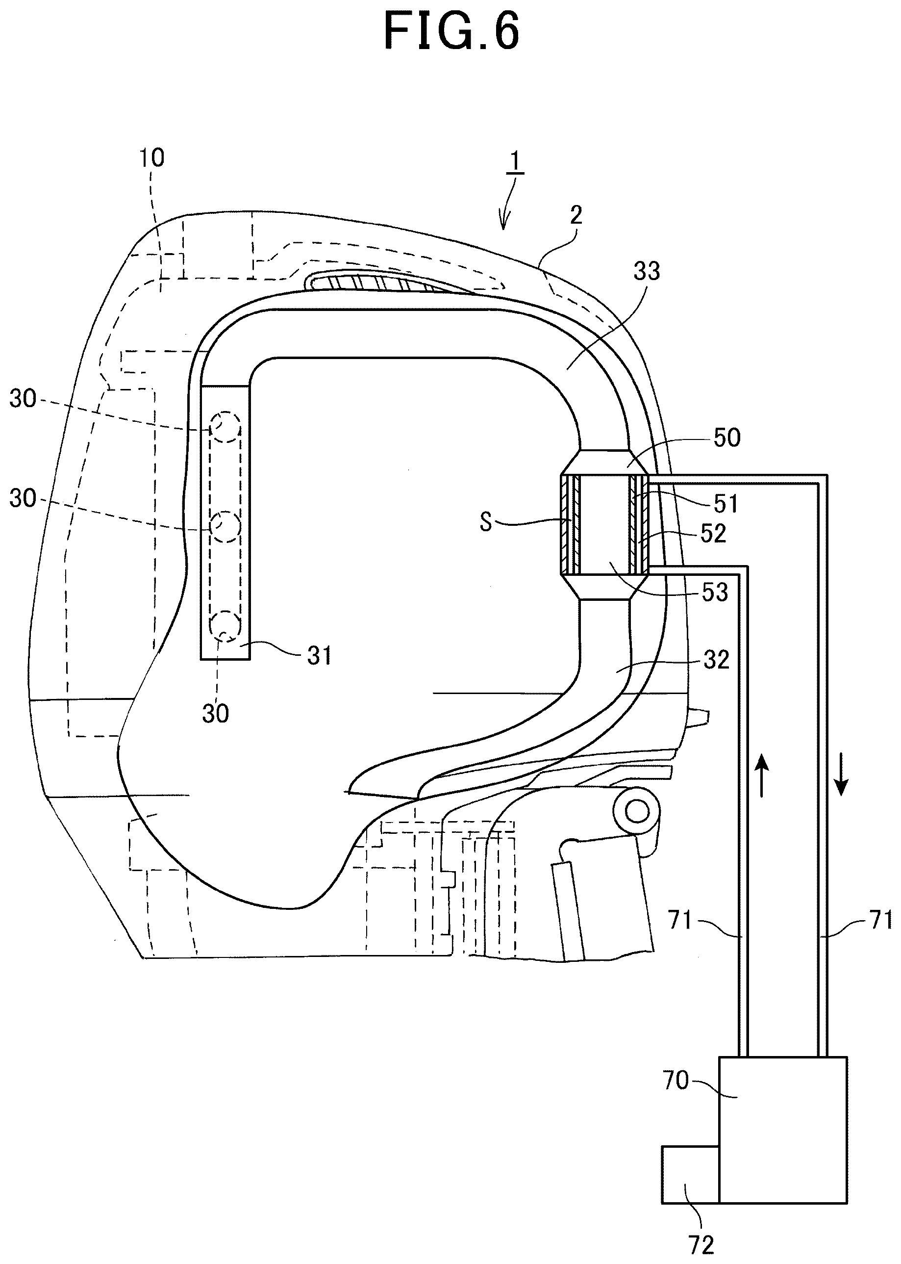 Patent US12158091 Figure 6 – V-type engine, outboard motor, and watercraft