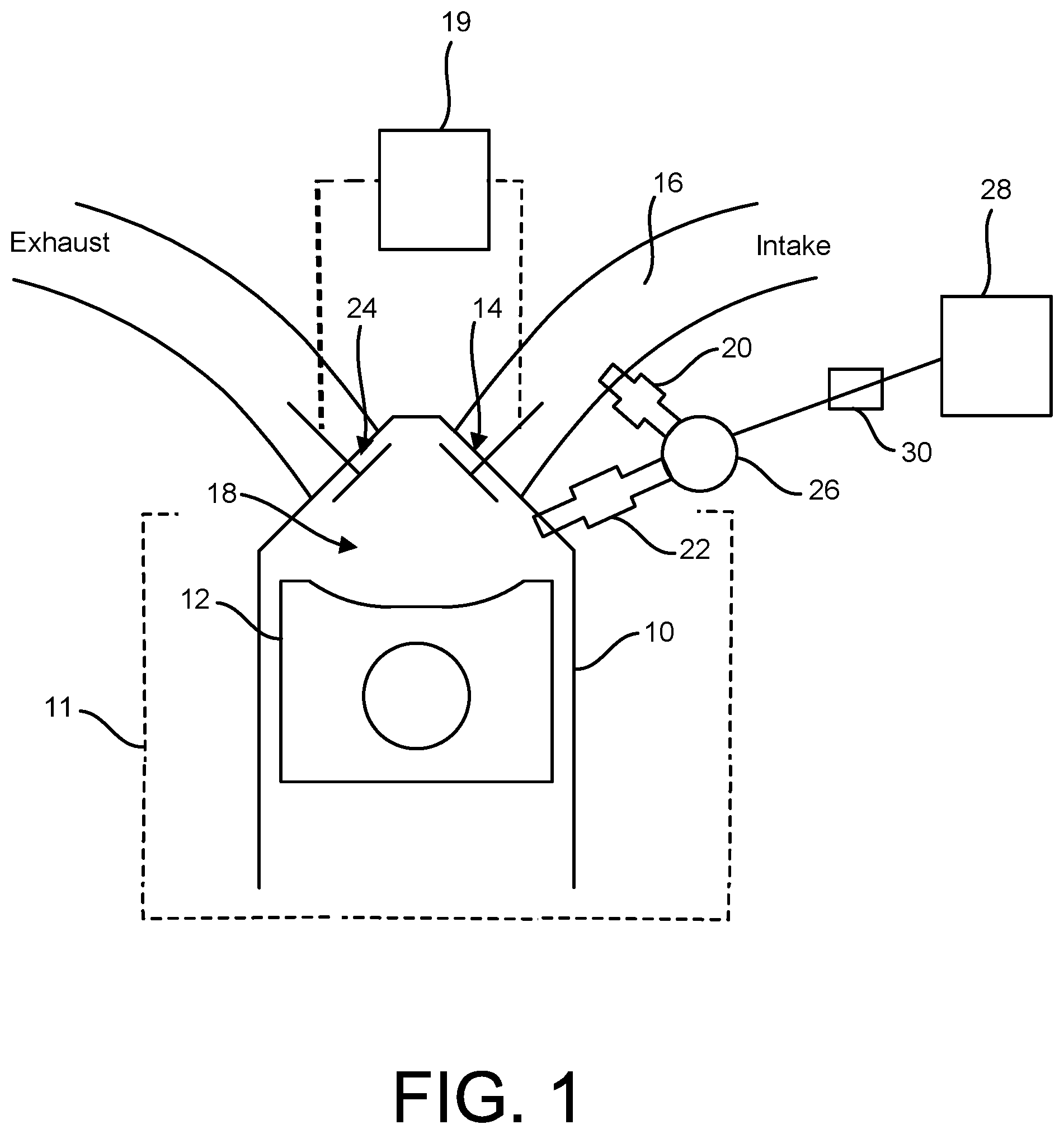 Patent US12158131 Figure 1 – Fuel system