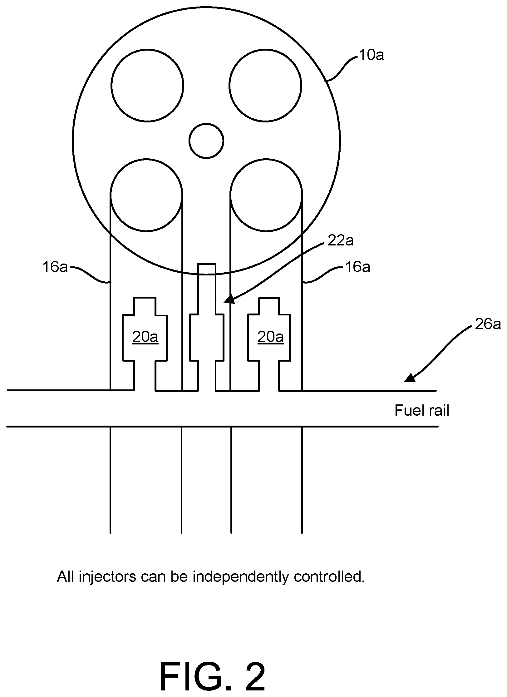 Patent US12158131 Figure 2 – Fuel system