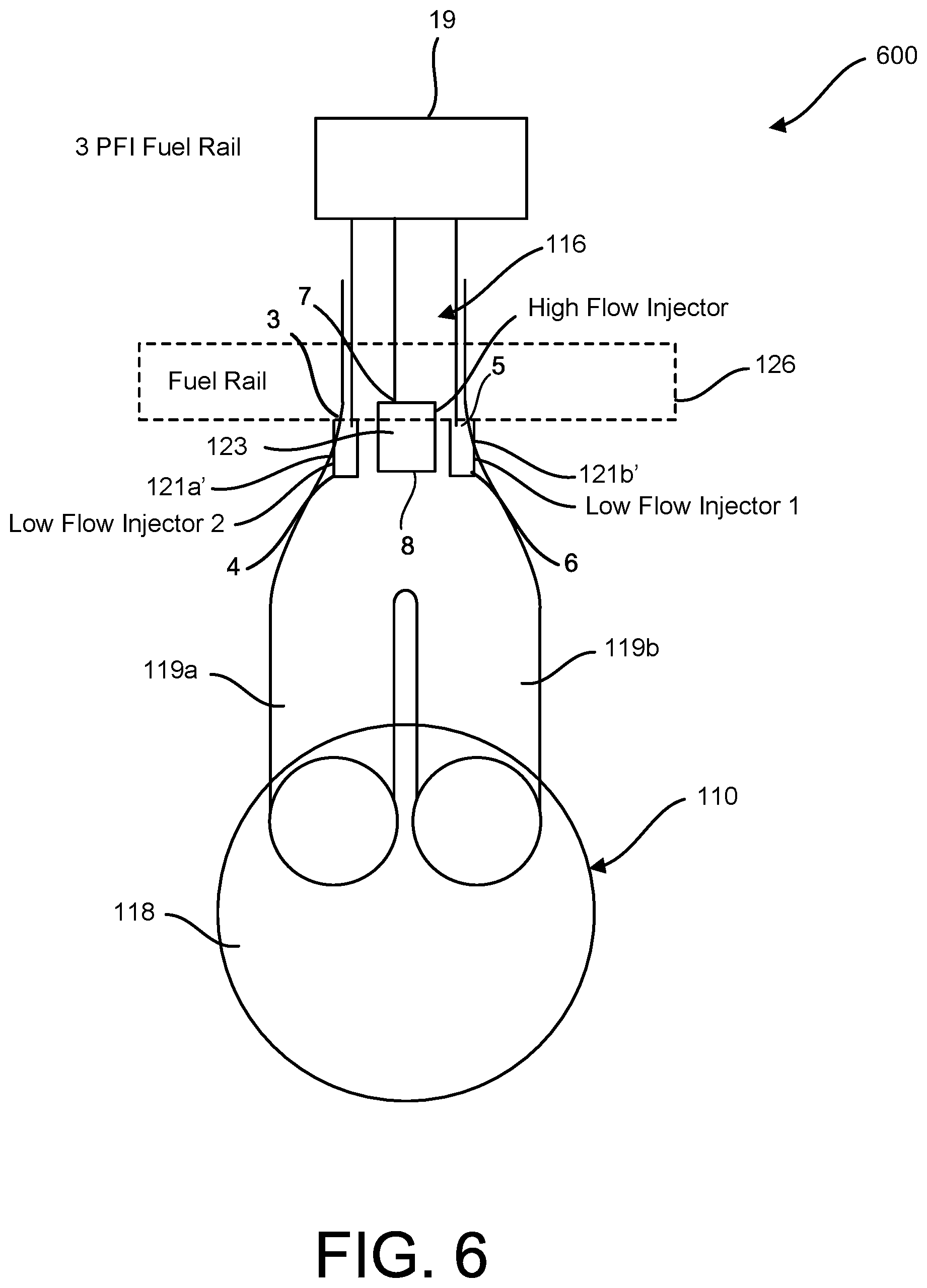 Patent US12158131 Figure 6 – Fuel system
