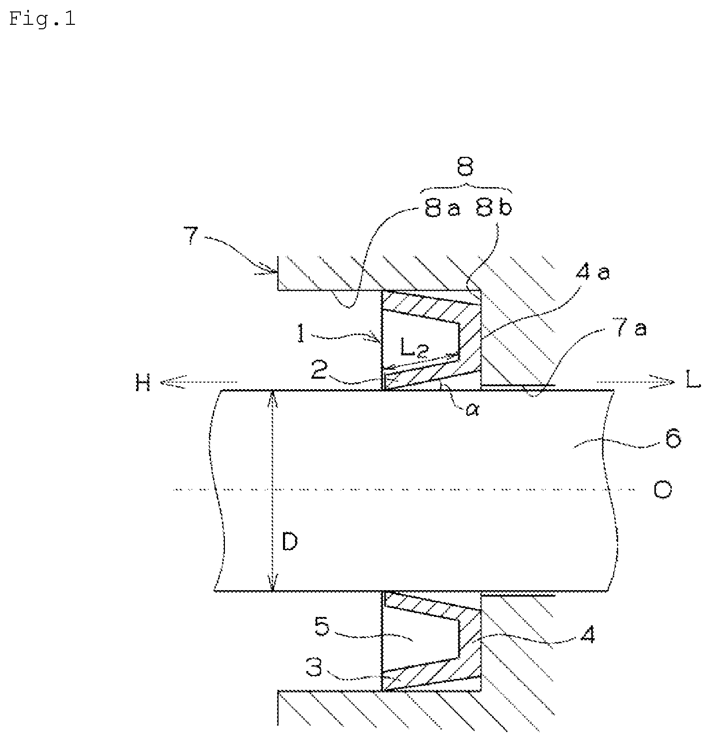 Patent US12158209 Figure 1 – Shaft seal
