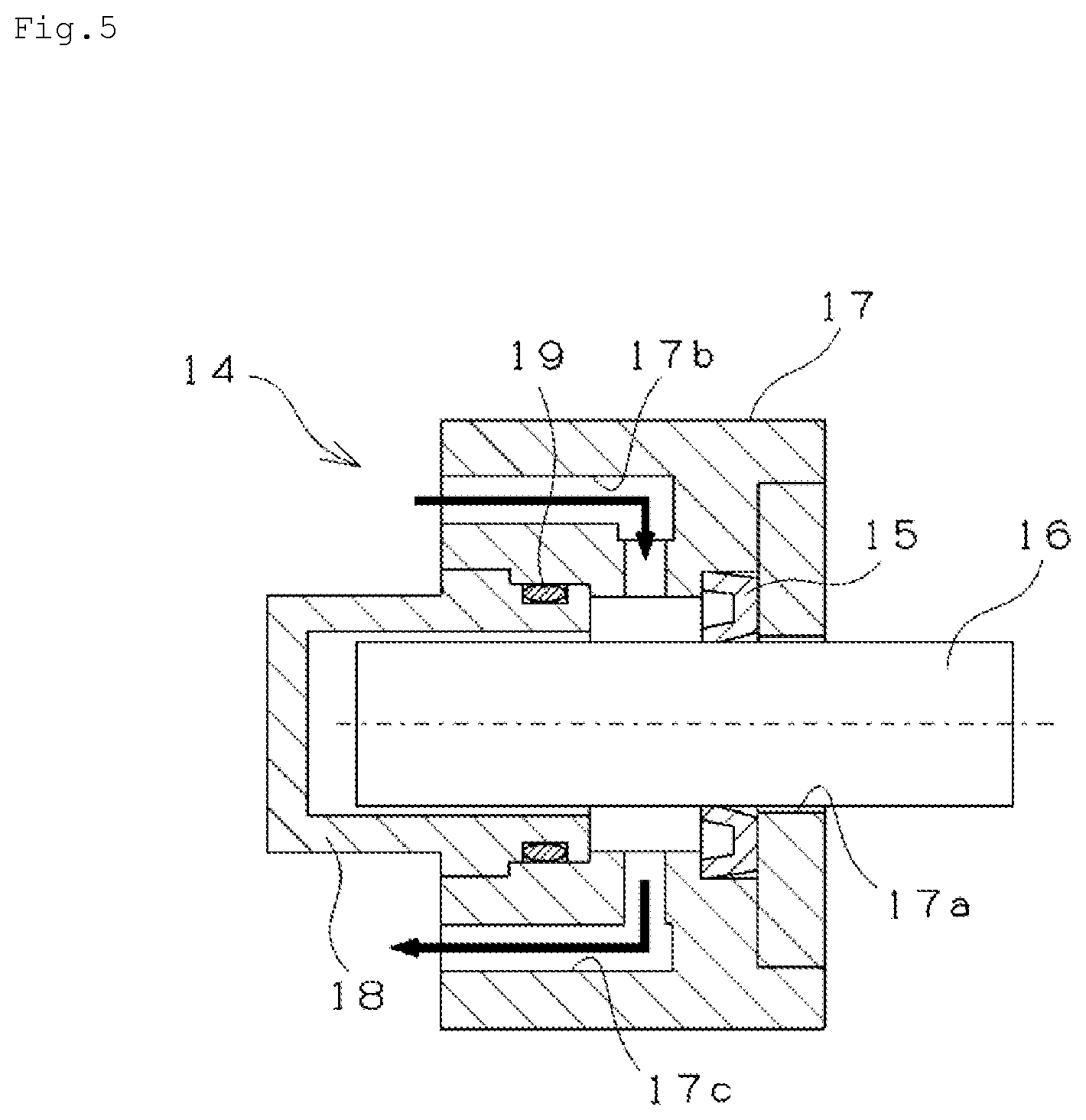 Patent US12158209 Figure 5 – Shaft seal