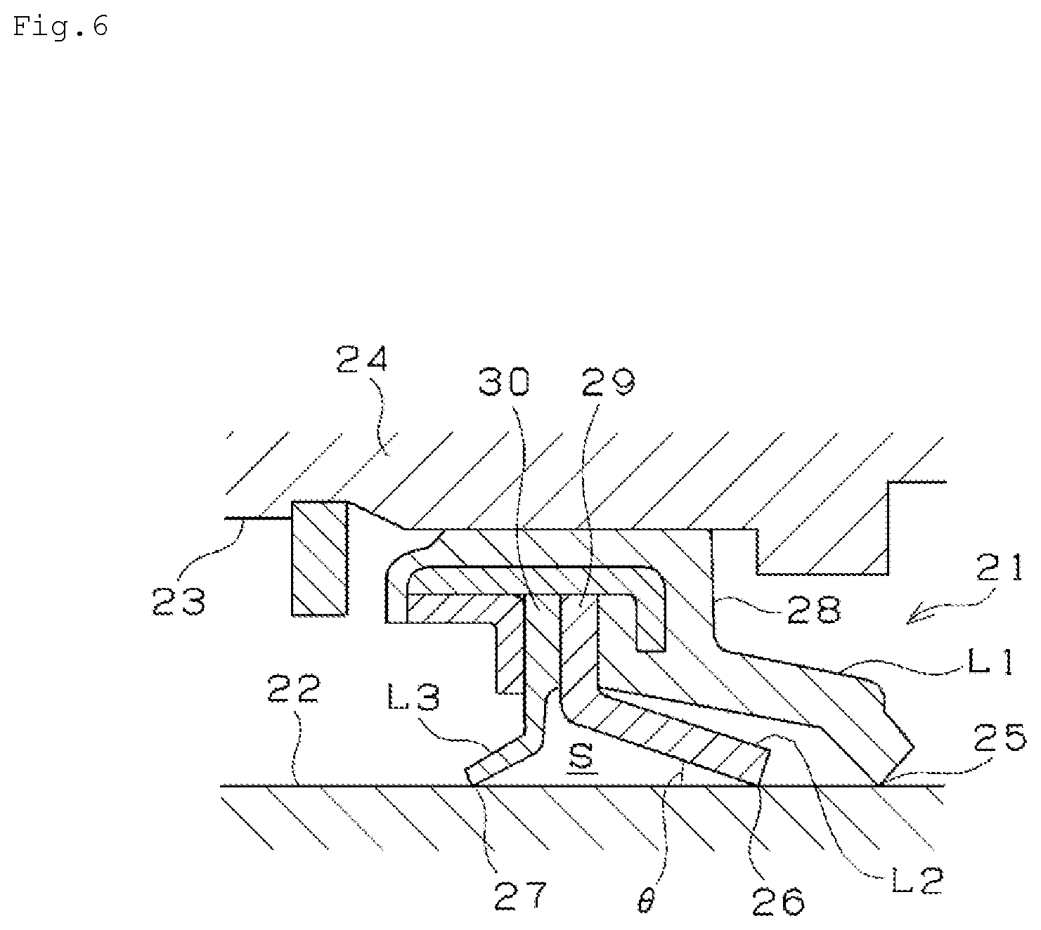 Patent US12158209 Figure 6 – Shaft seal