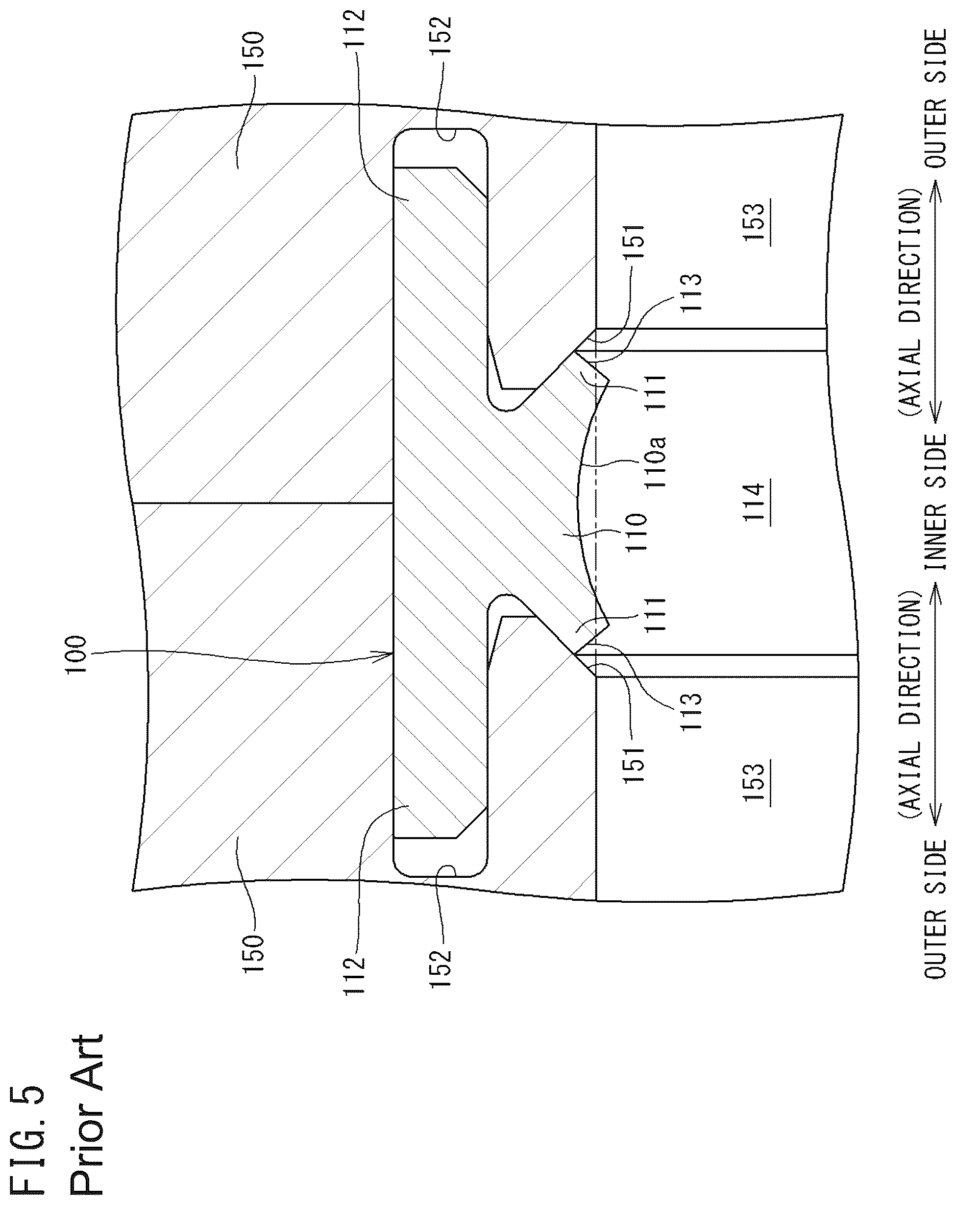 Patent US12158222 Figure 5 – Gasket and flow passage joint structure