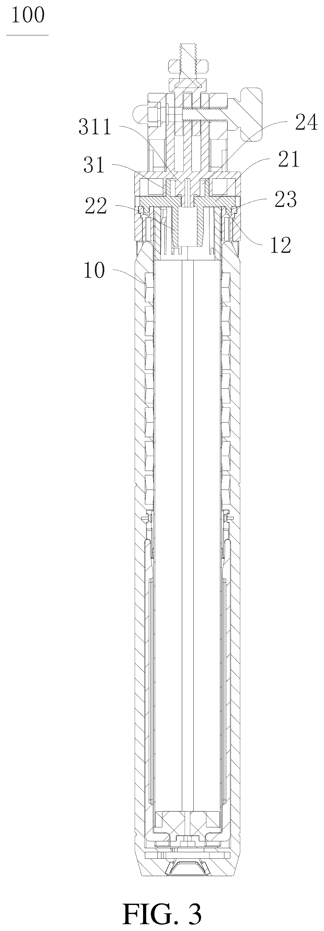 Patent US12158234 Figure 3 – Shooting bracket
