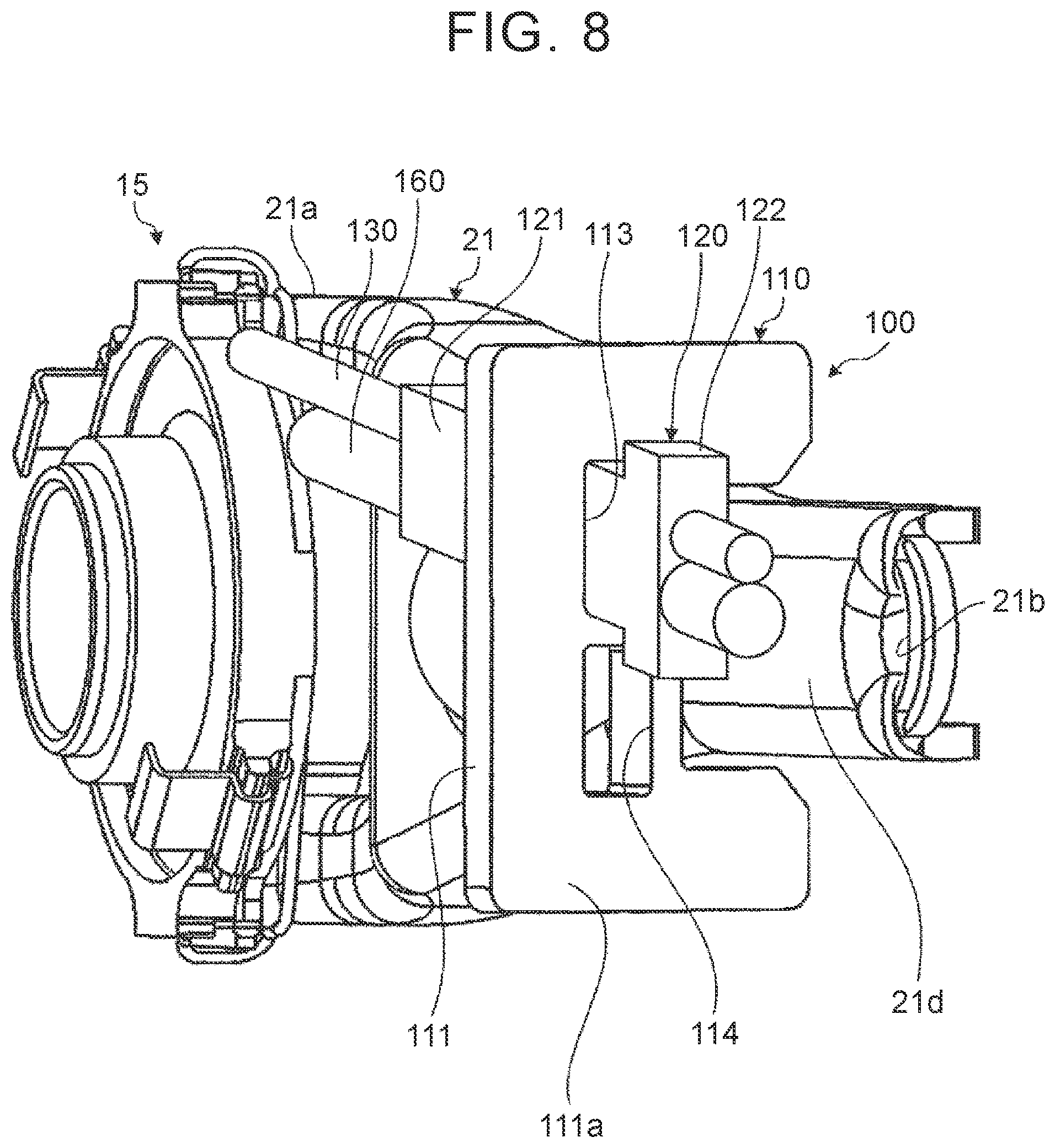 Patent US12158237 Figure 9 – Insertion amount grasping device