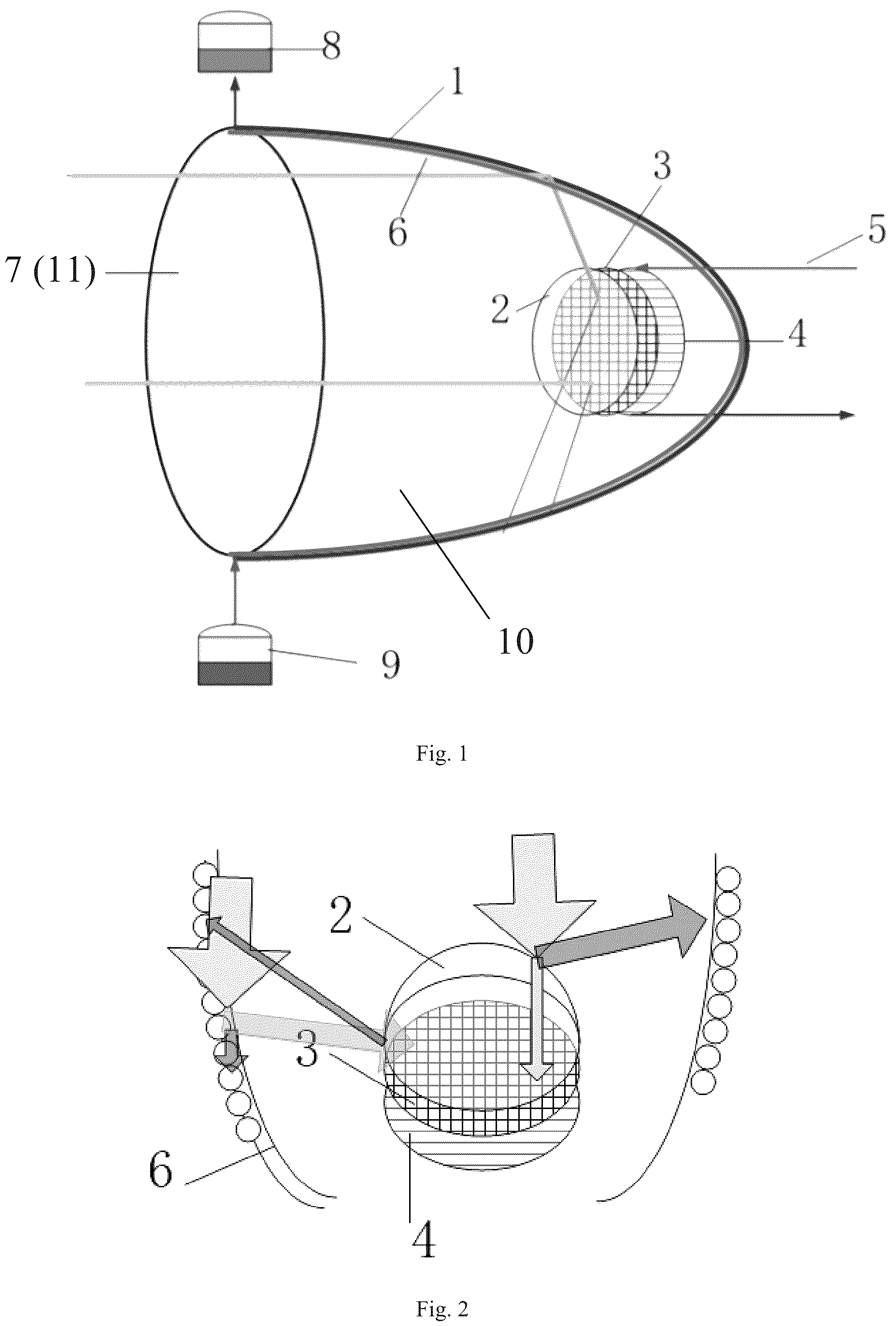Patent US12158288 Figure 1 – Light-splitting reflection high-concentration photovoltaic photothermal integrated cavity receiver