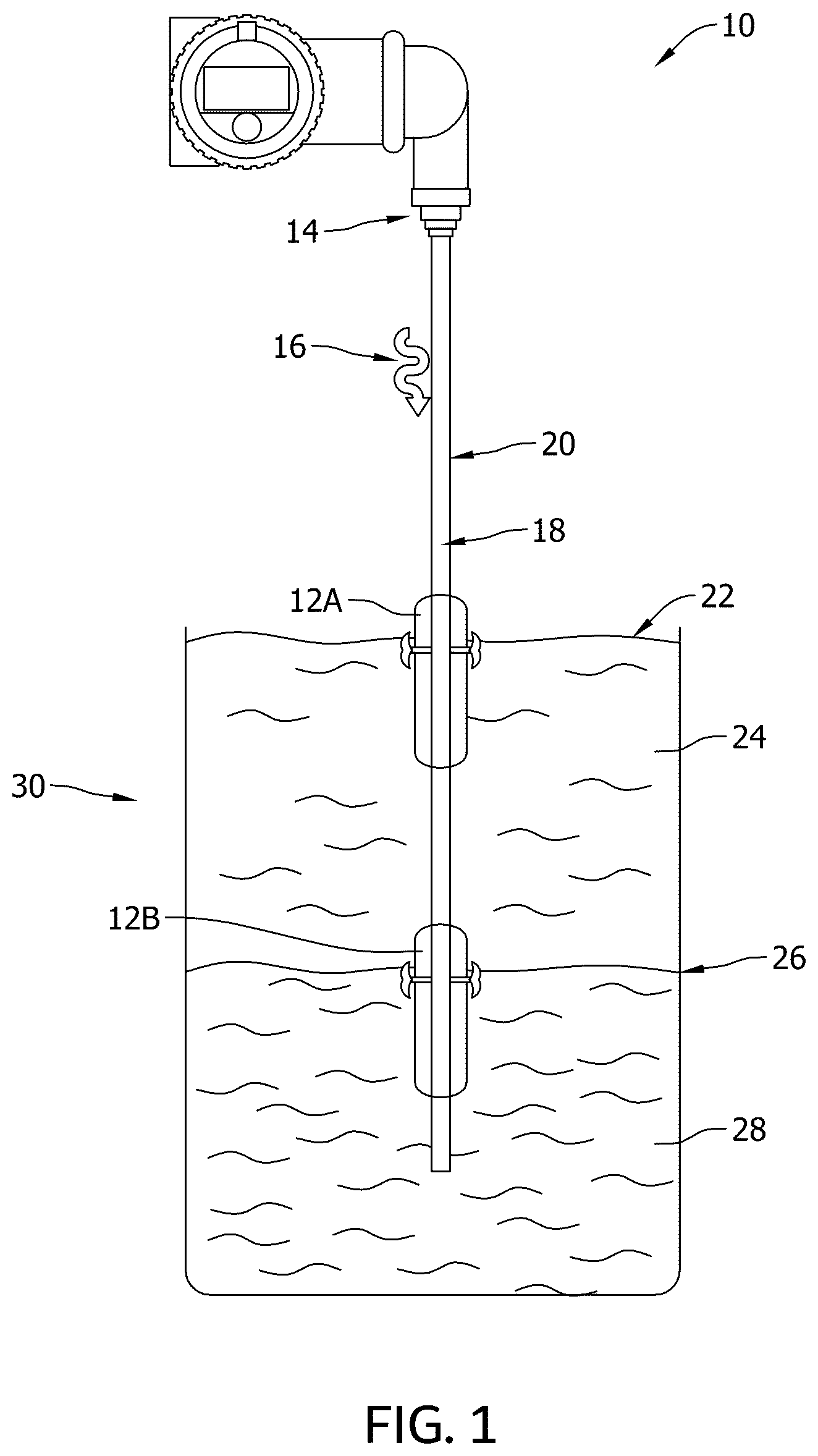 Patent US12158367 Figure 1 – Systems and methods for enhanced vibration and electrical noise performance in magnetostrictive transmitters