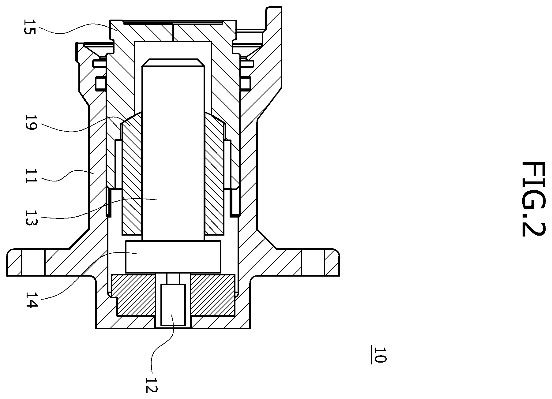Patent US12158387 Figure 2 – Sensing device for electromechanical brake
