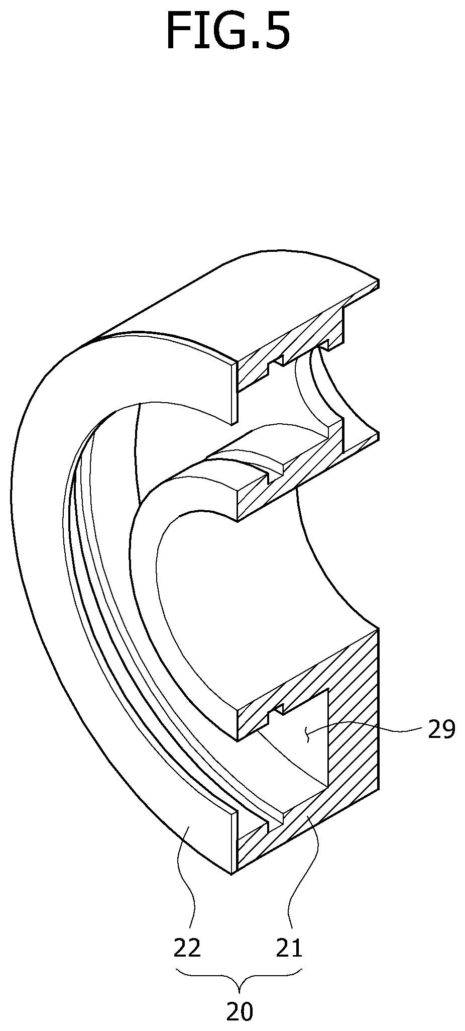 Patent US12158387 Figure 5 – Sensing device for electromechanical brake