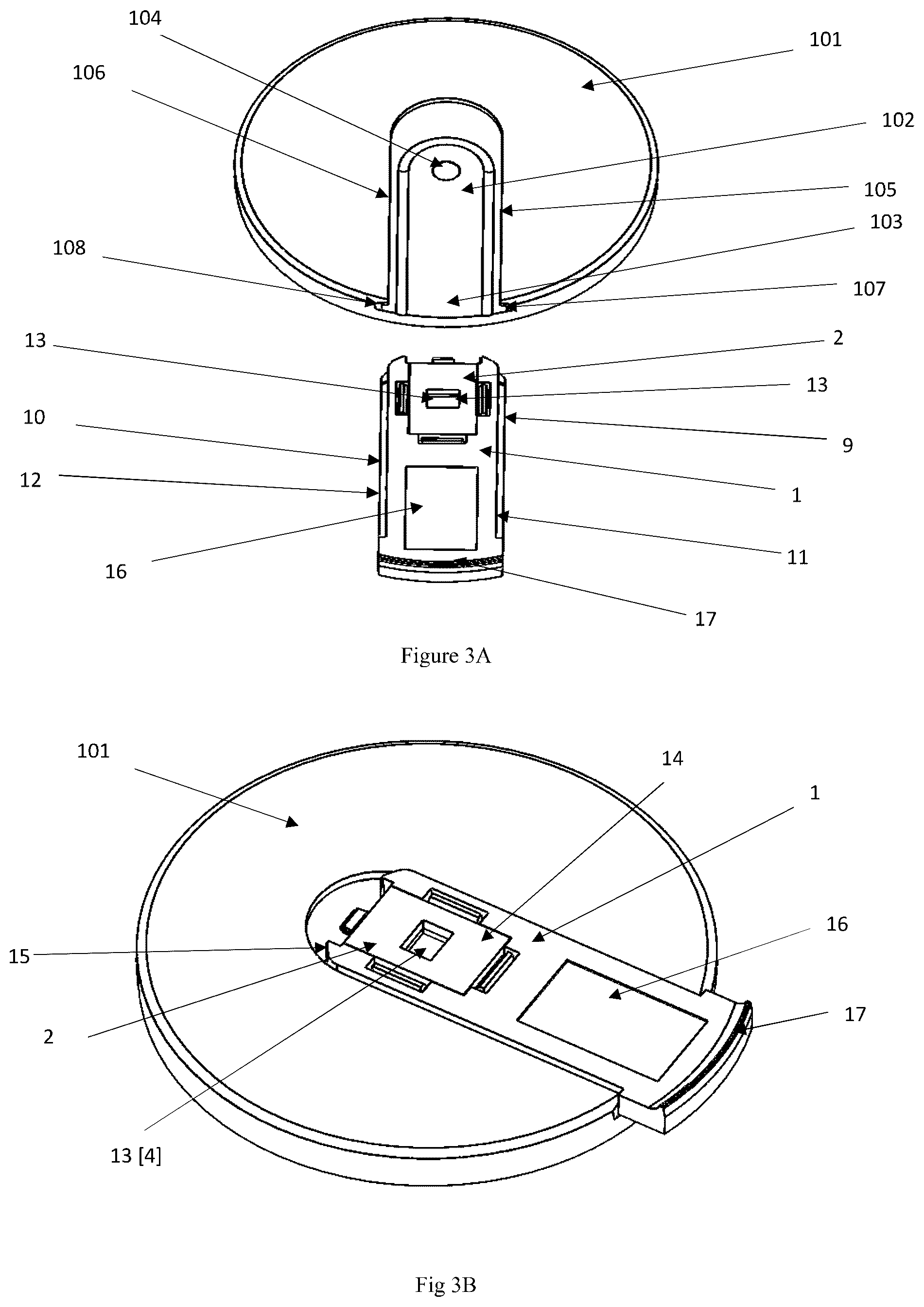 Patent US12158420 Figure 4 – Displaceable receptacle for test sample