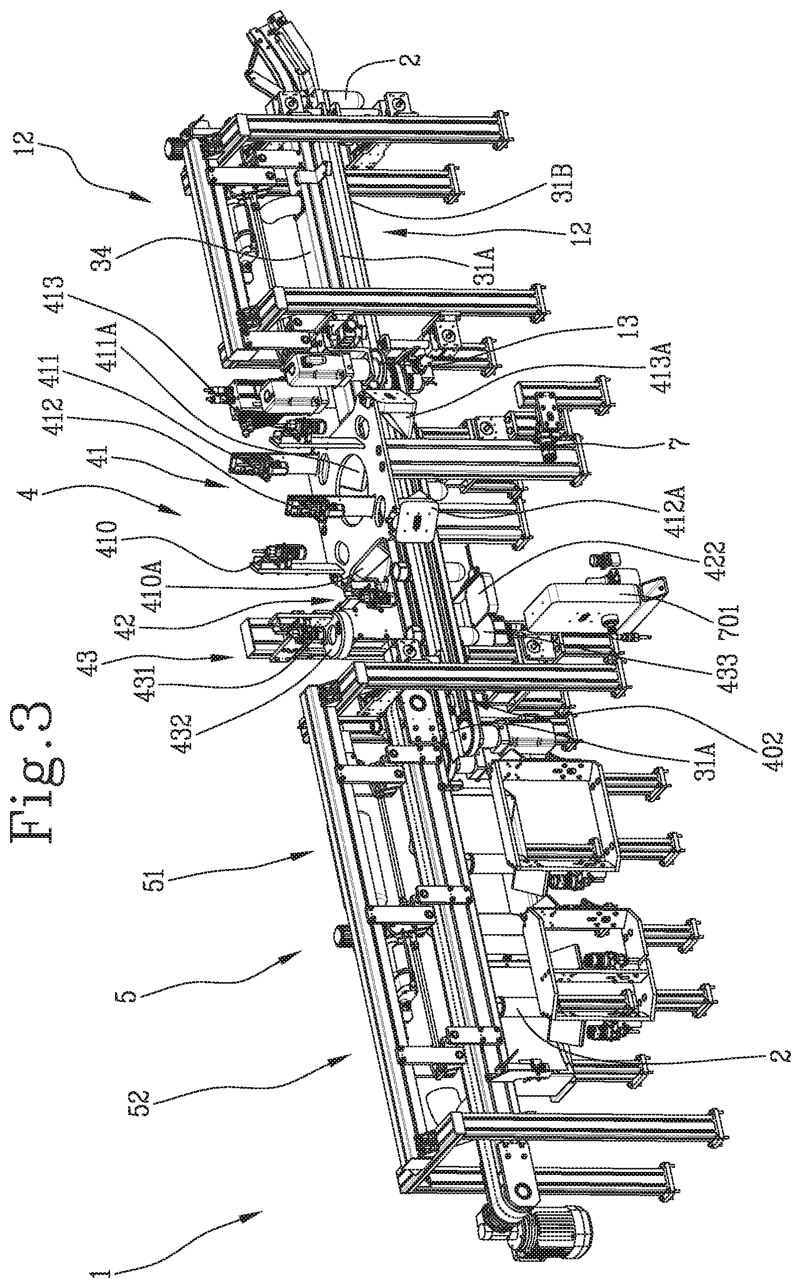 Patent US12158433 Figure 3 – Device for optical inspection of preforms