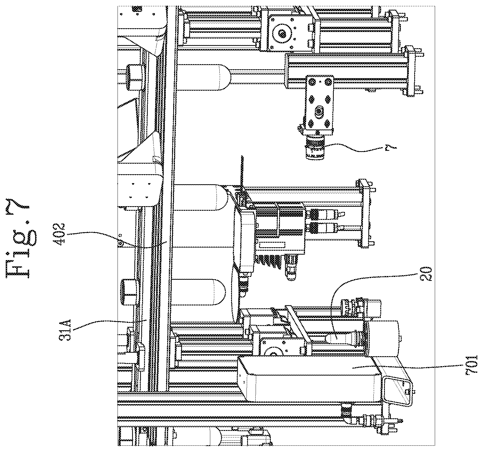 Patent US12158433 Figure 8 – Device for optical inspection of preforms