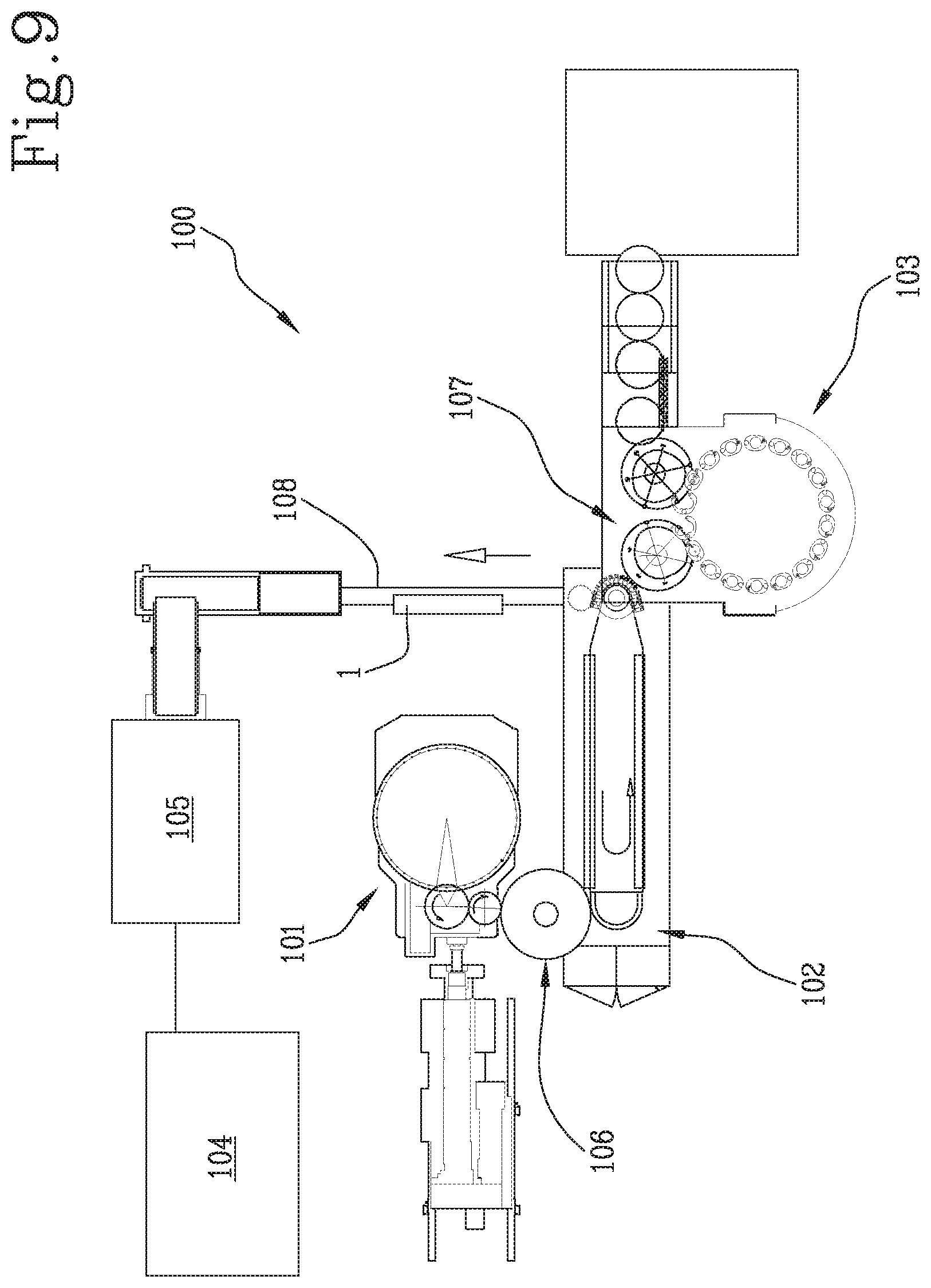 Patent US12158433 Figure 10 – Device for optical inspection of preforms