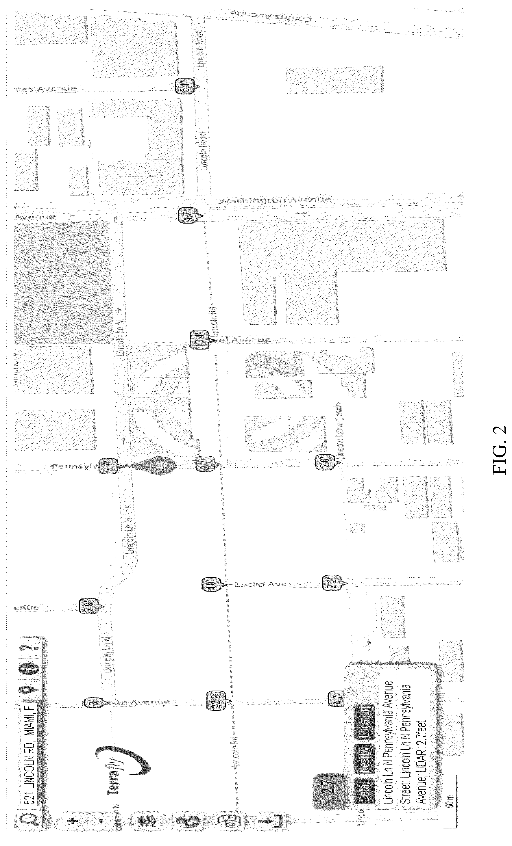 Patent US12158525 Figure 2 – Systems and methods for terrain mapping using Lidar