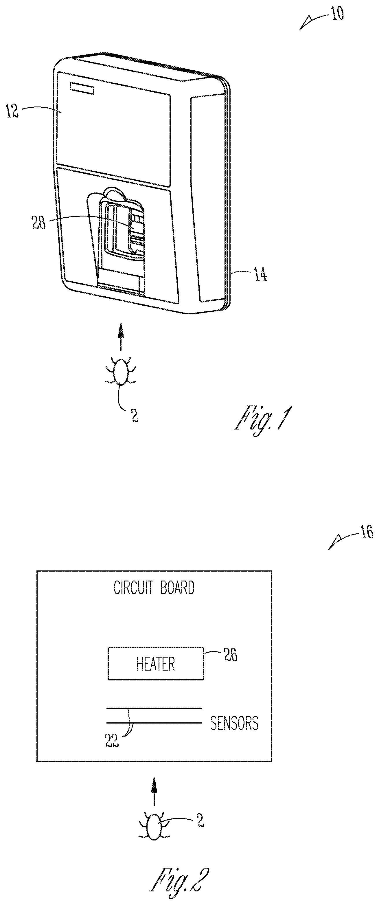 Patent US12158559 Figure 1 – Pest detection using sensor with textured surface