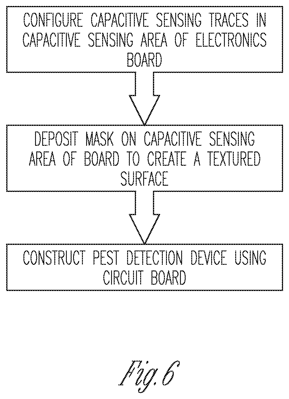 Patent US12158559 Figure 4 – Pest detection using sensor with textured surface