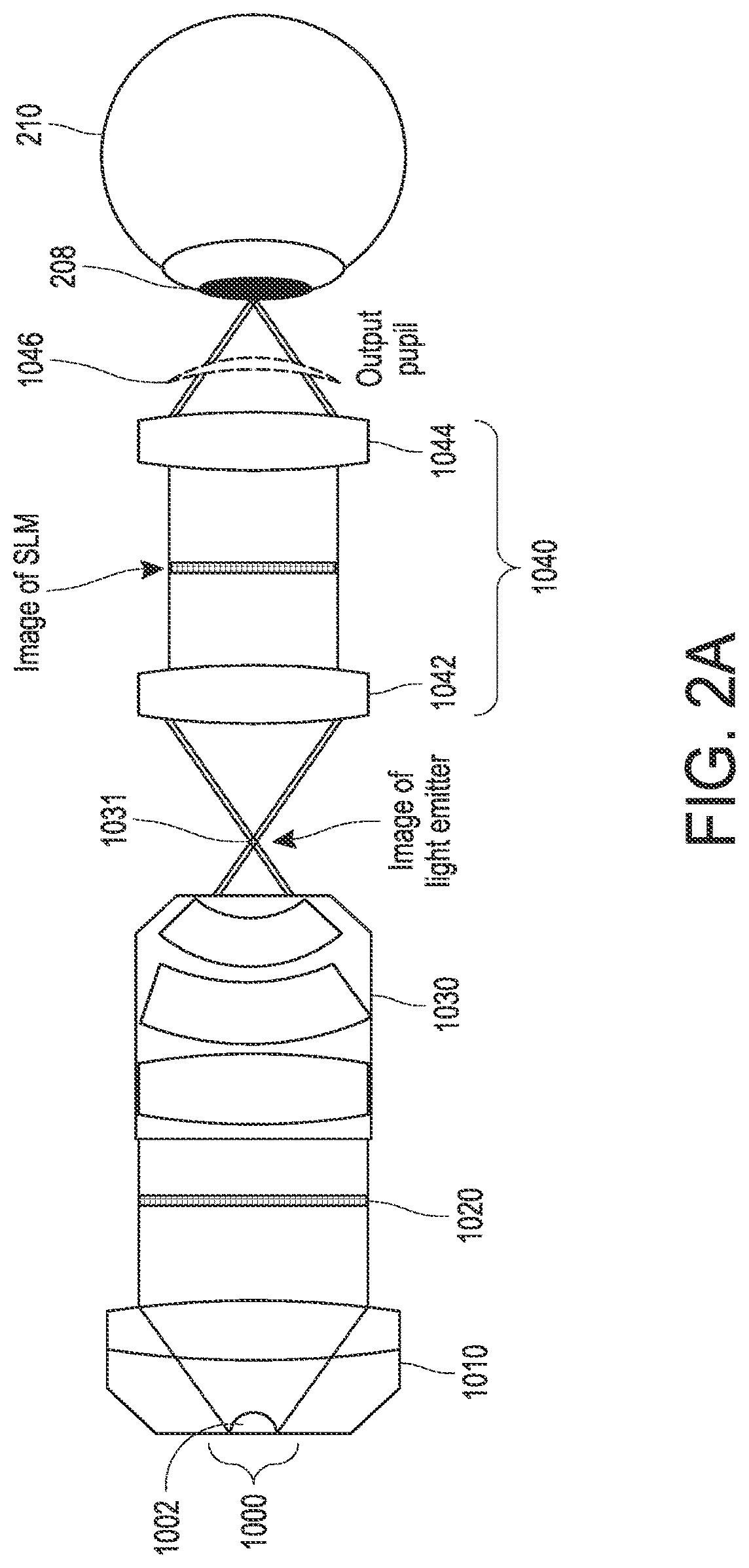 Patent US12158577 Figure 2 – Display system with low-latency pupil tracker