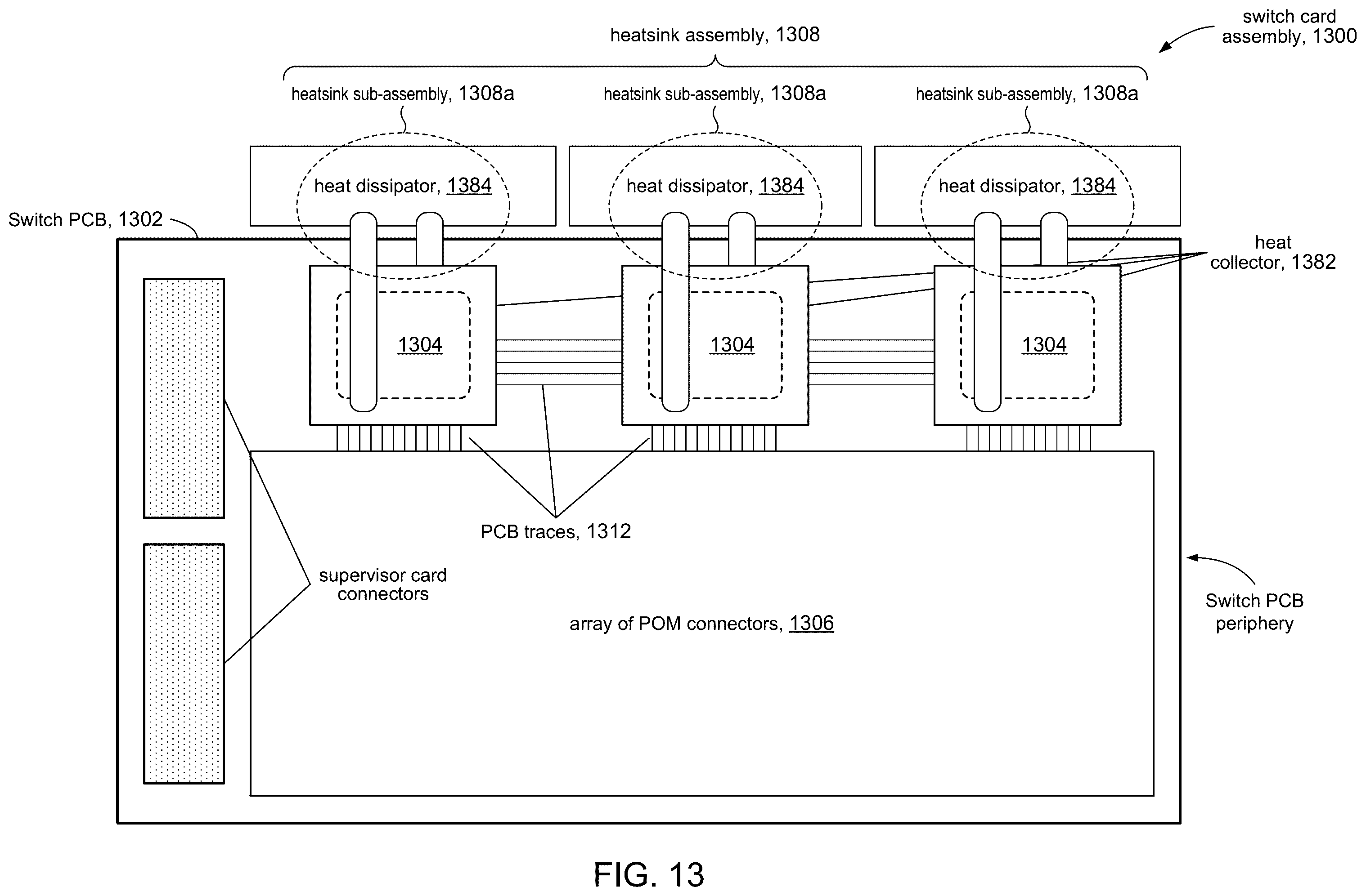 Patent US12158627 Figure 14 – High speed network device with orthogonal pluggable optics modules