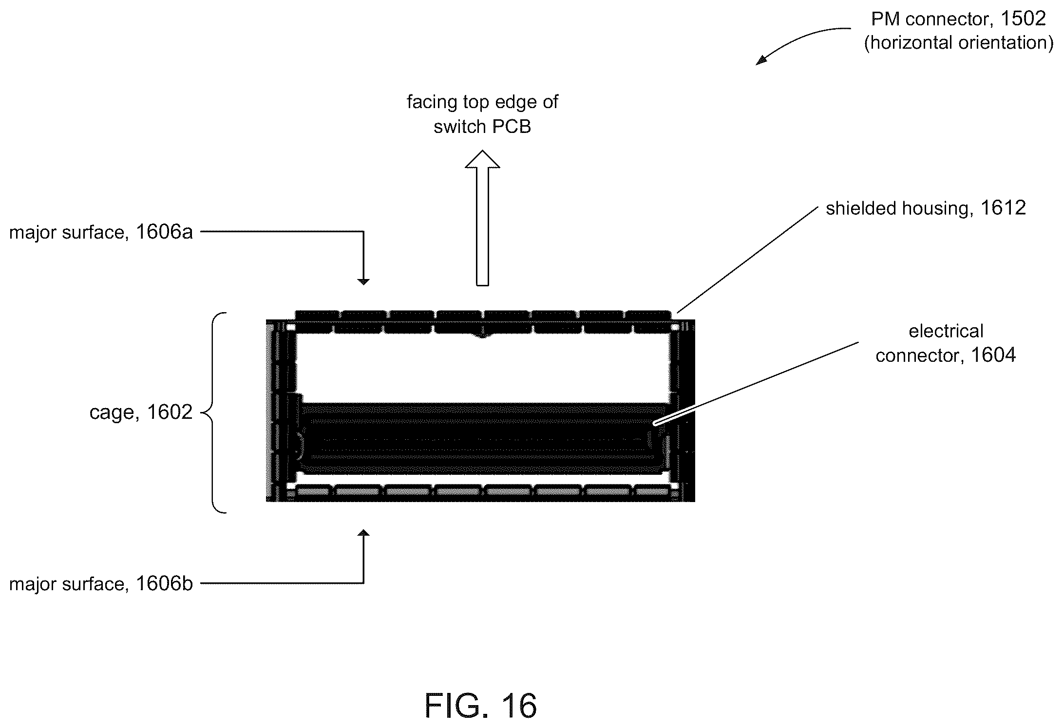 Patent US12158627 Figure 17 – High speed network device with orthogonal pluggable optics modules