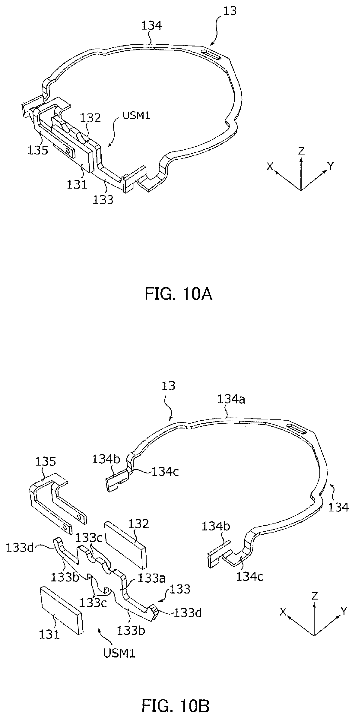 Patent US12158633 Figure 10 – Lens driving device, camera module, and camera-mounted device