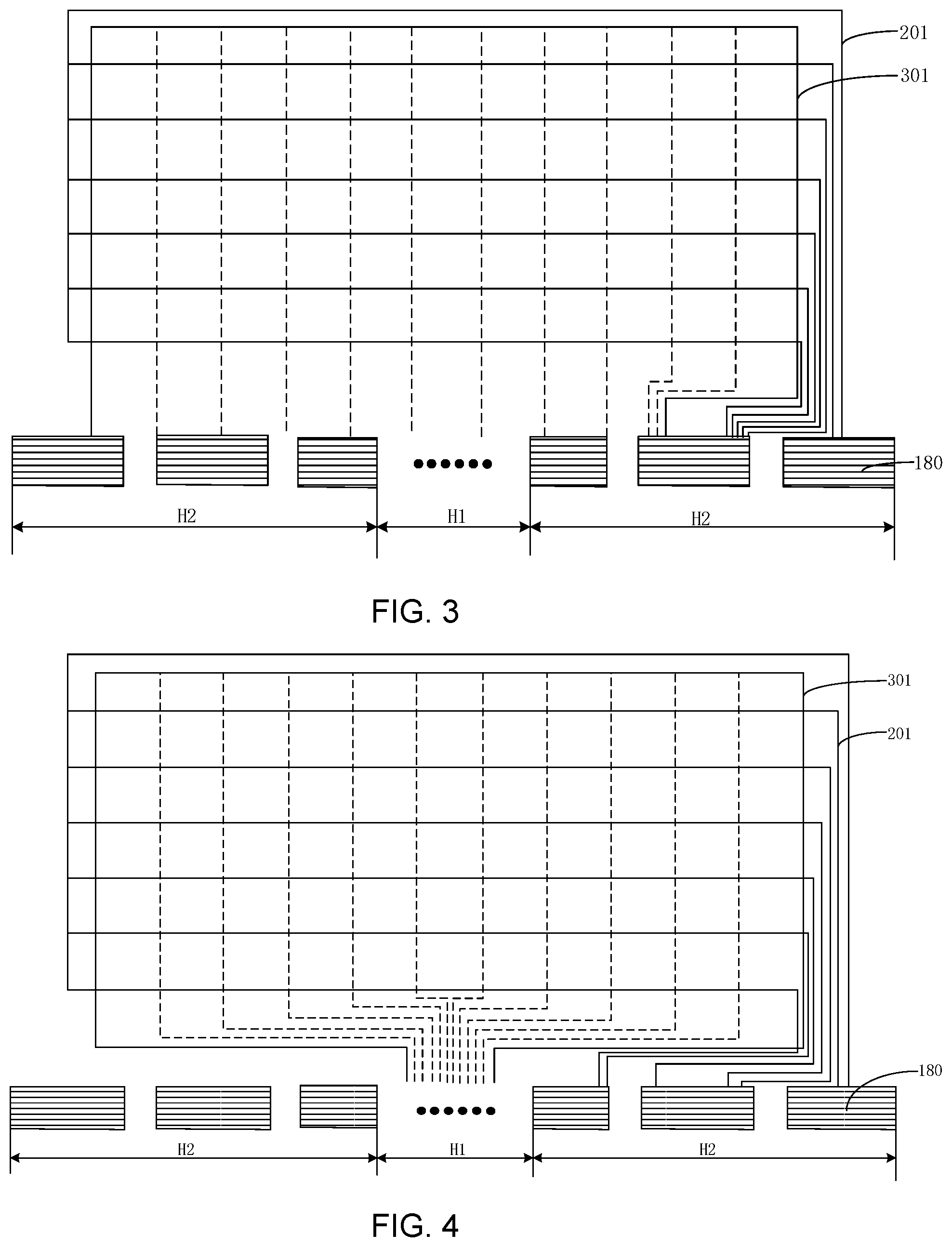 Patent US12158657 Figure 2 – Array substrate and total reflection display panel