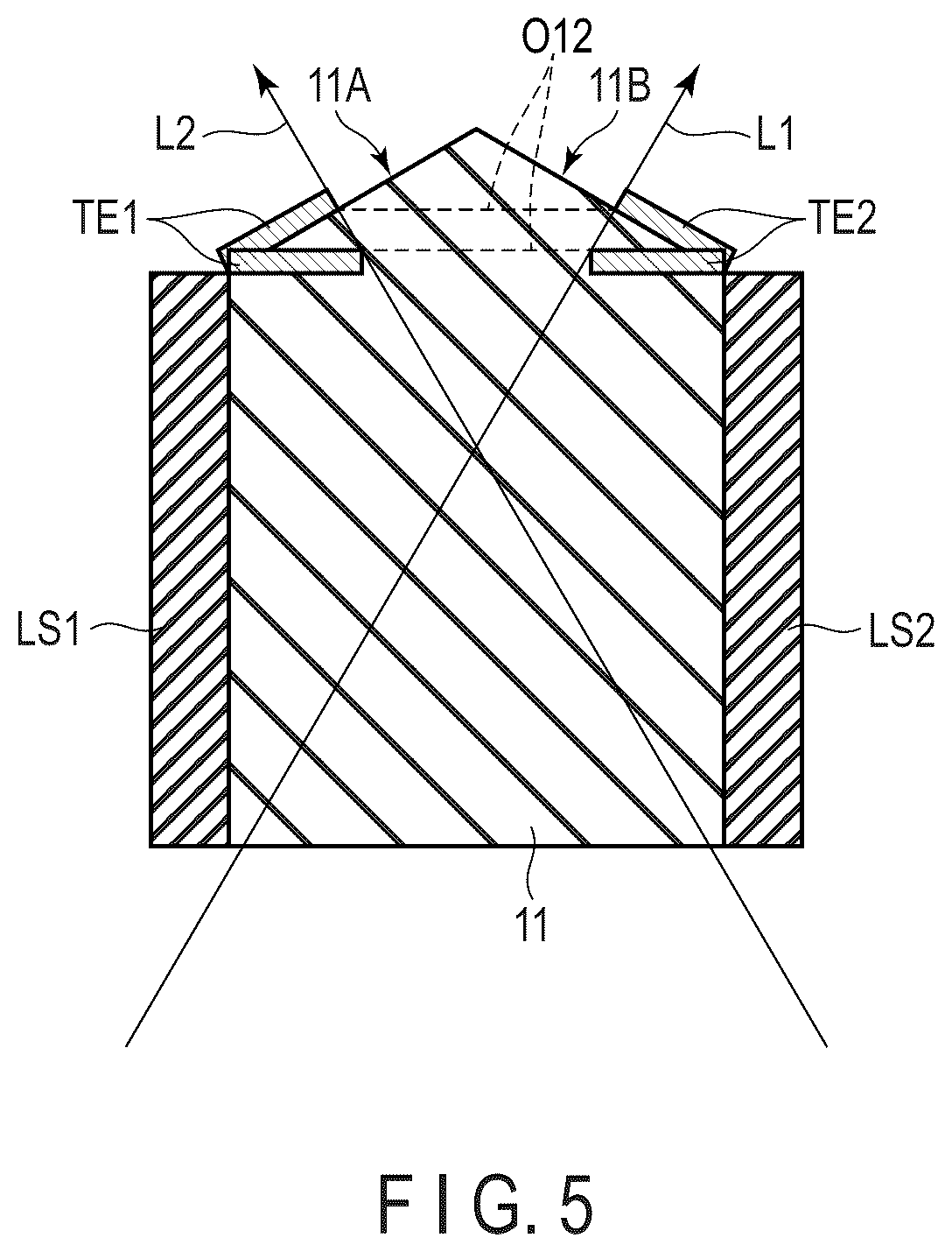 Patent US12158682 Figure 5 – Viewing angle control element and display device