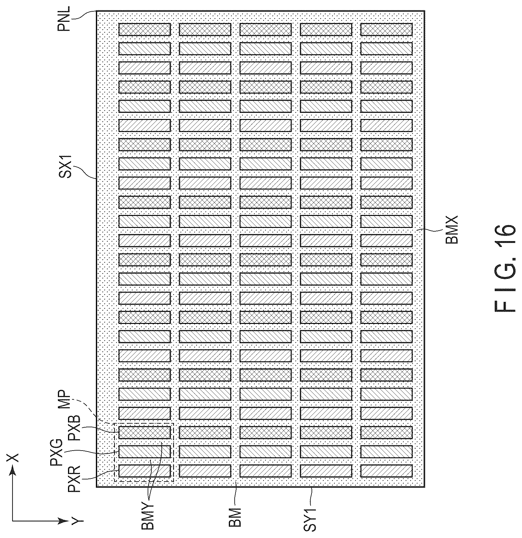 Patent US12158682 Figure 16 – Viewing angle control element and display device