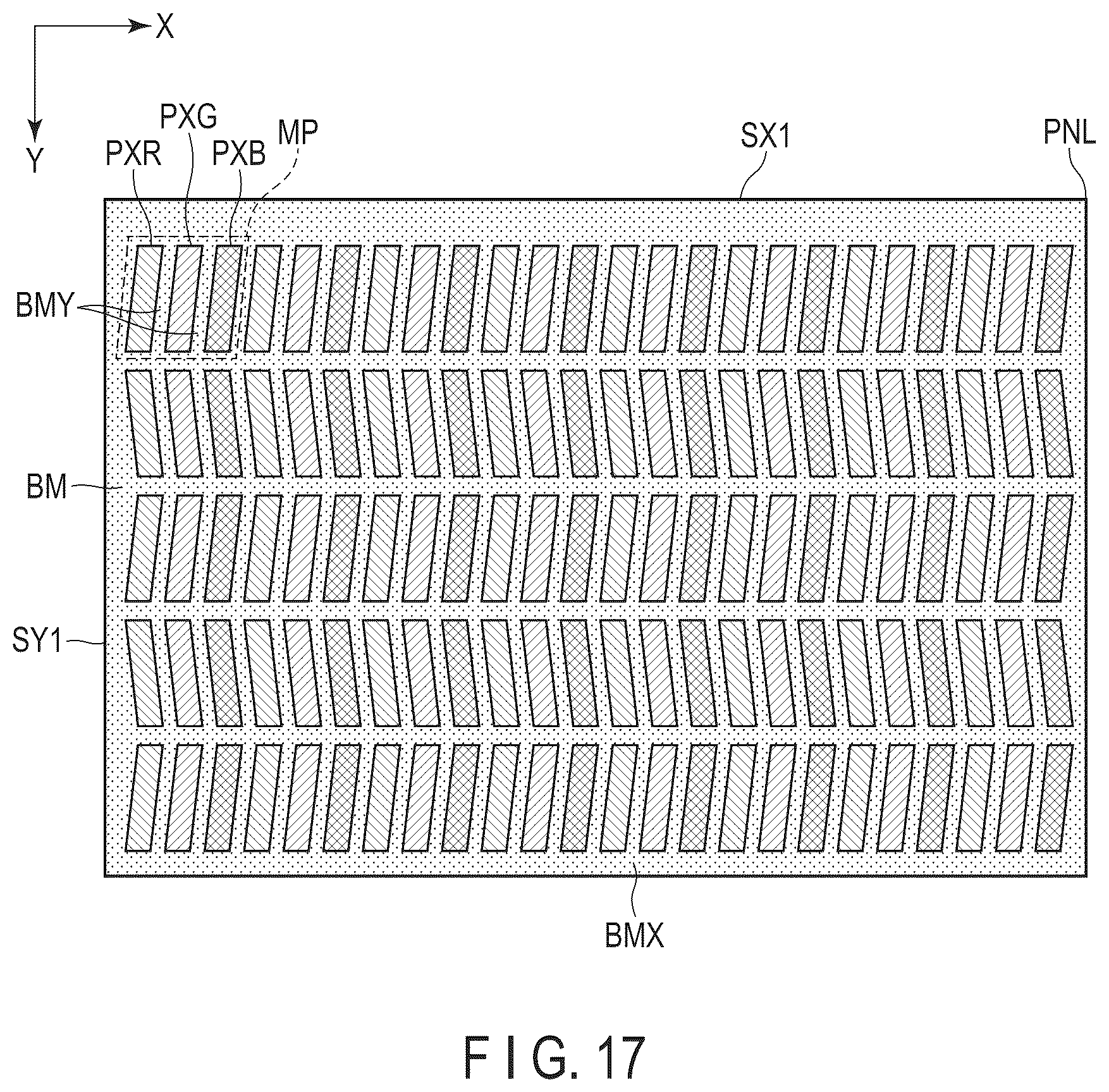 Patent US12158682 Figure 17 – Viewing angle control element and display device
