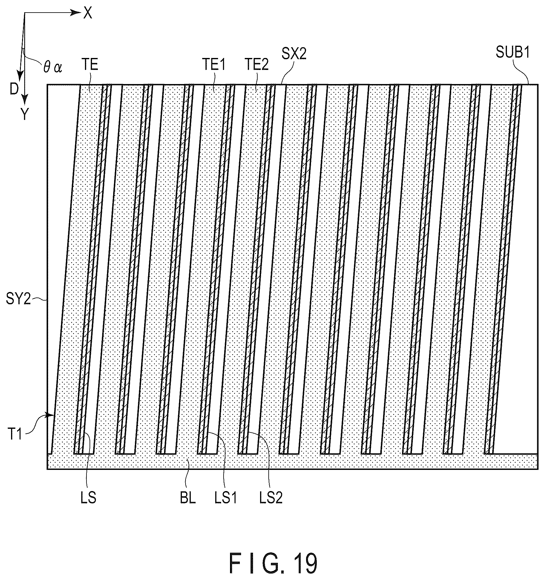 Patent US12158682 Figure 19 – Viewing angle control element and display device