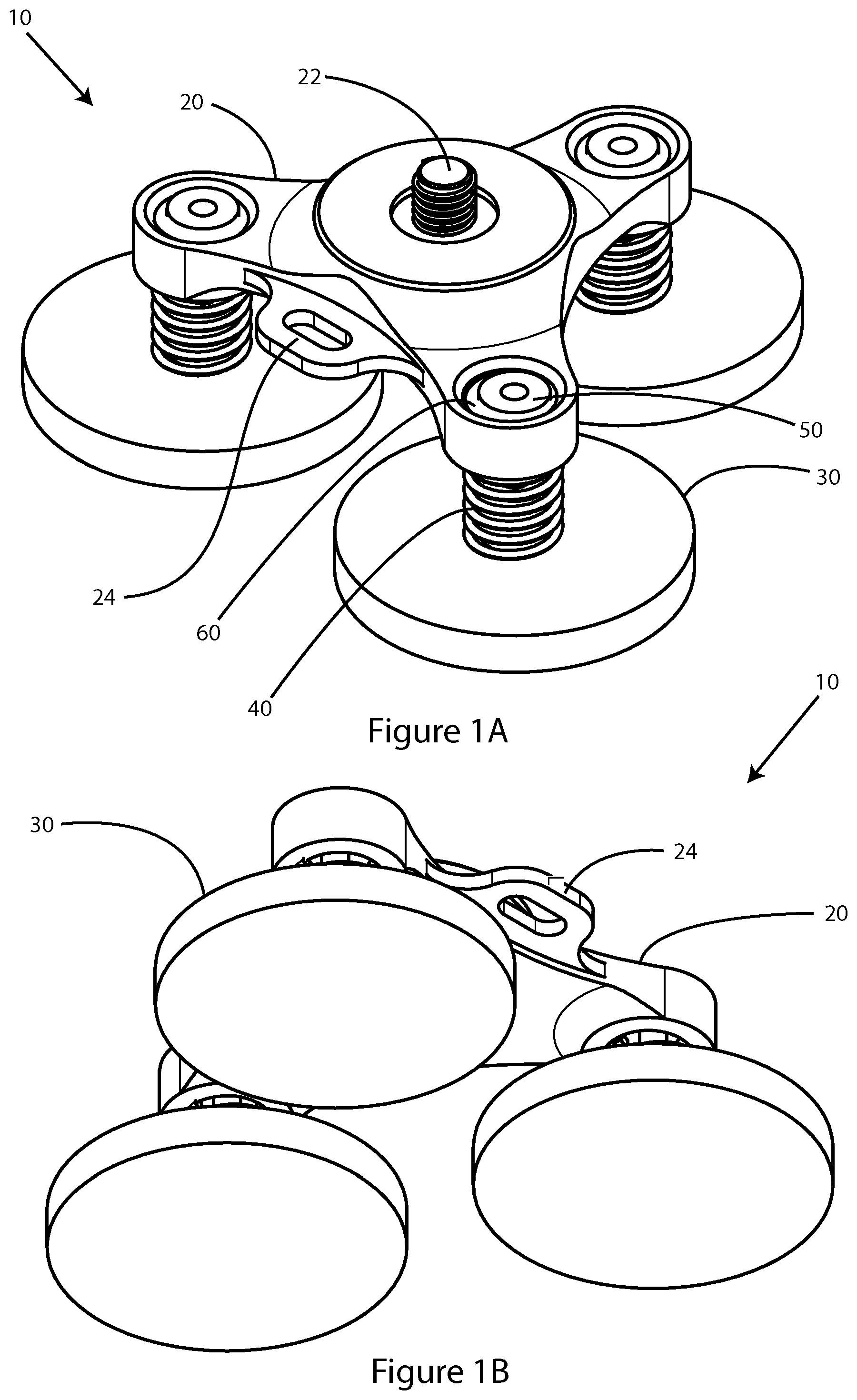 Patent US12158691 — Magnetic camera mount — Figure 1