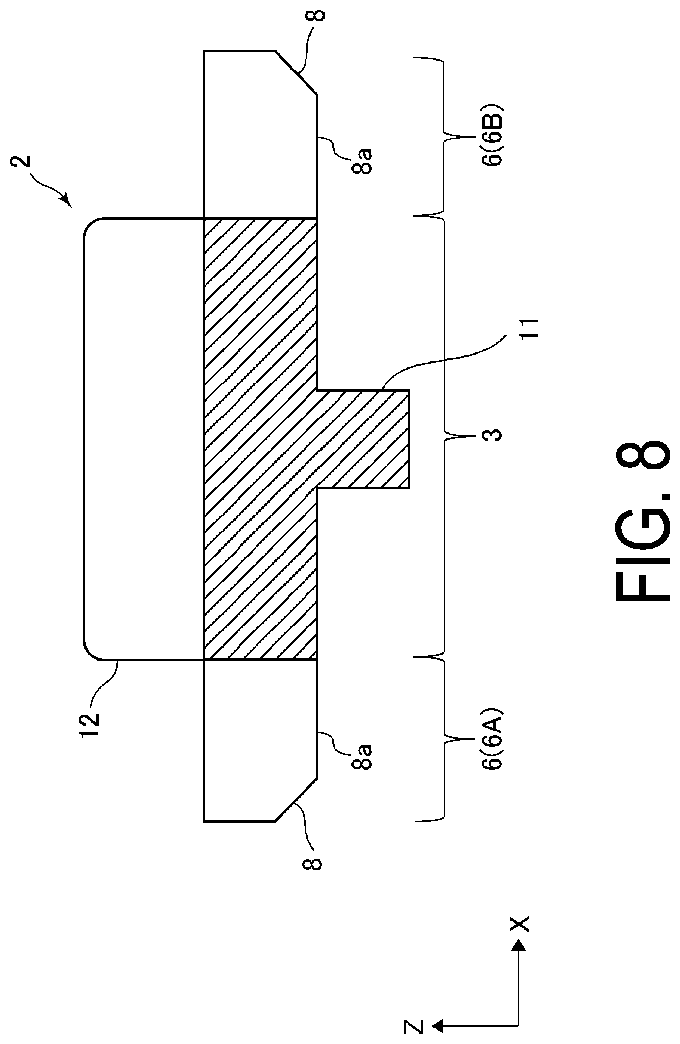 Patent US12158780 Figure 8 – Hinge constituent component and display device