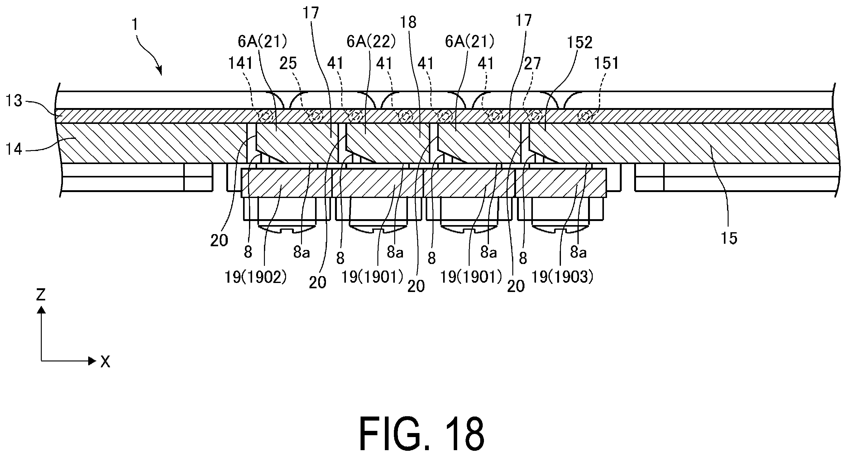 Patent US12158780 Figure 18 – Hinge constituent component and display device